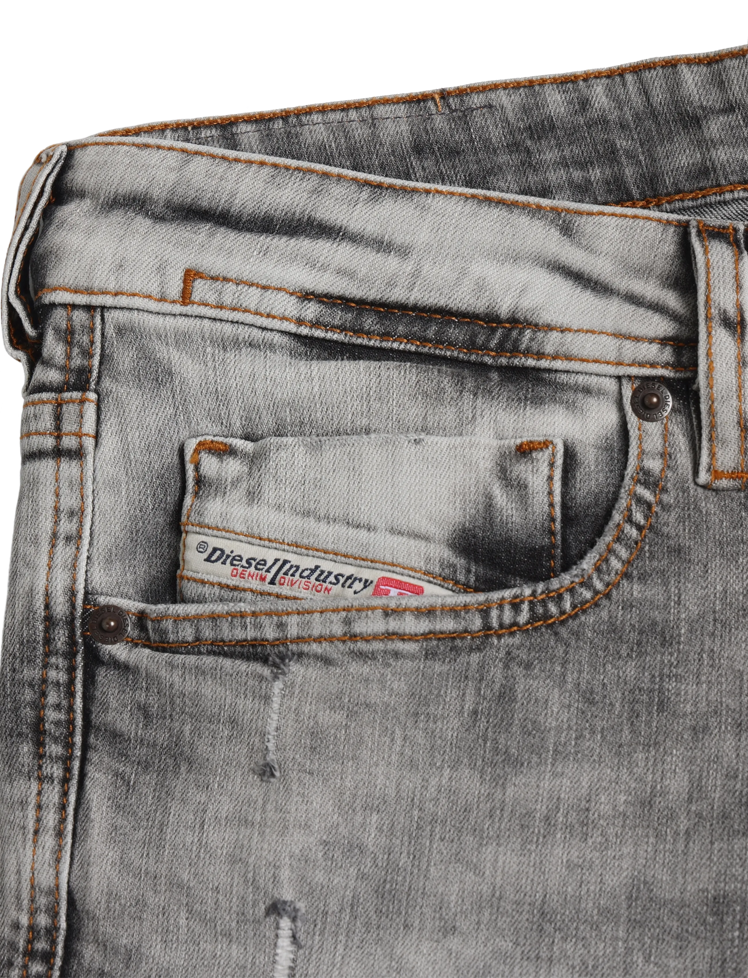 Diesel - Men Jeans - regular jeans - grey - 2
