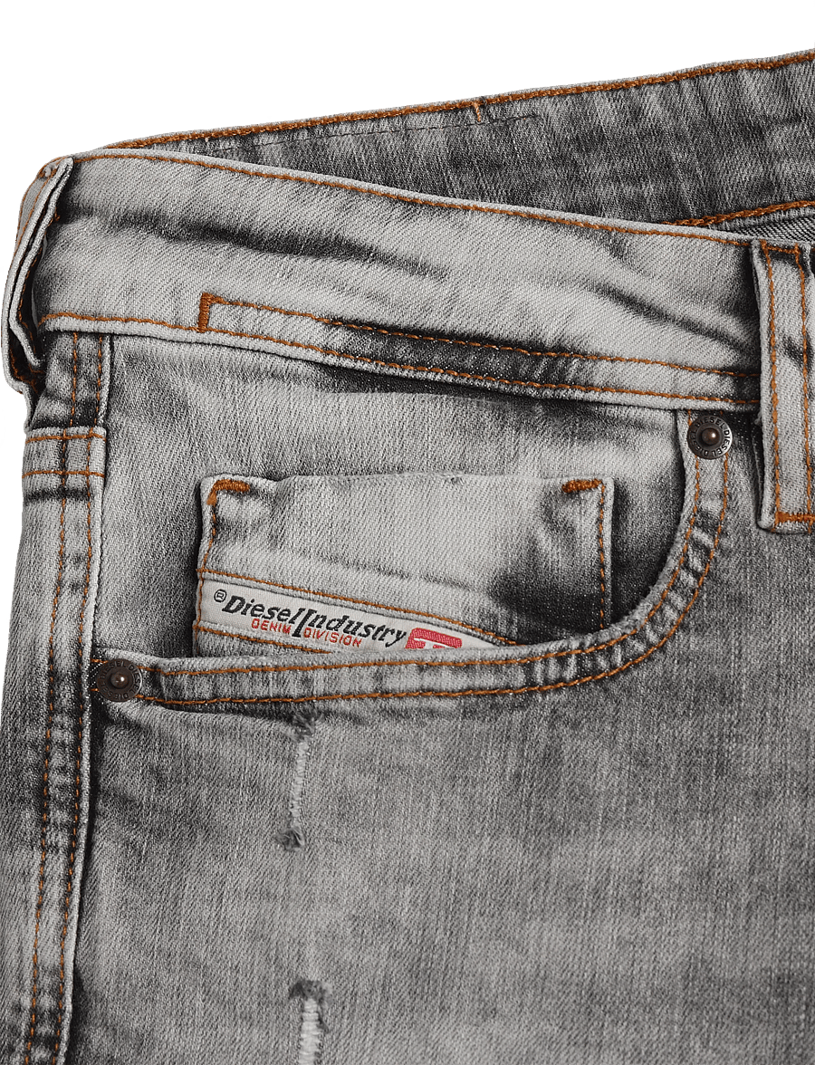Diesel - Men Jeans - regular jeans - grey - 2