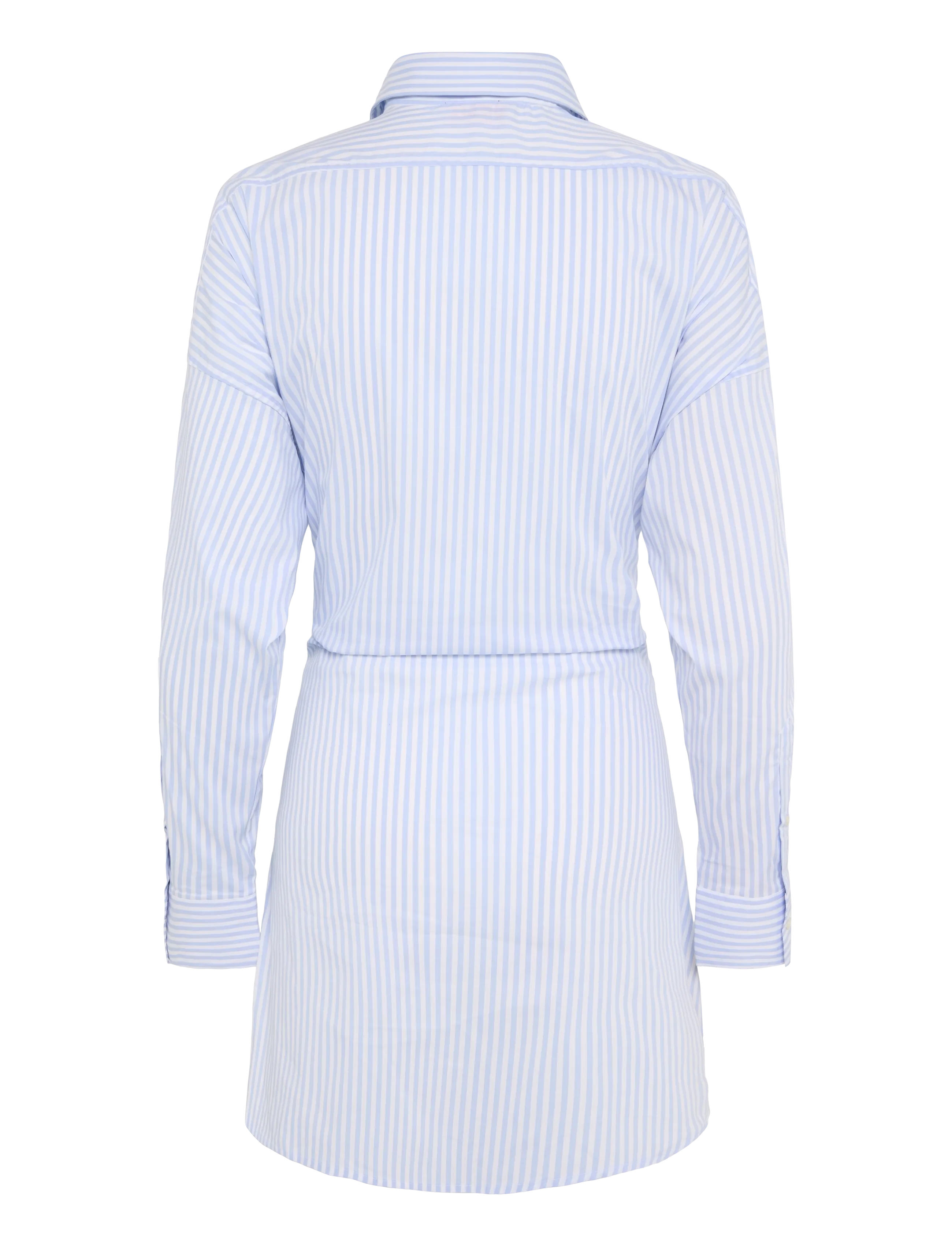 Diesel - D-Sizen-N2 Striped Shirt Dress - skjortekjoler - white - 2