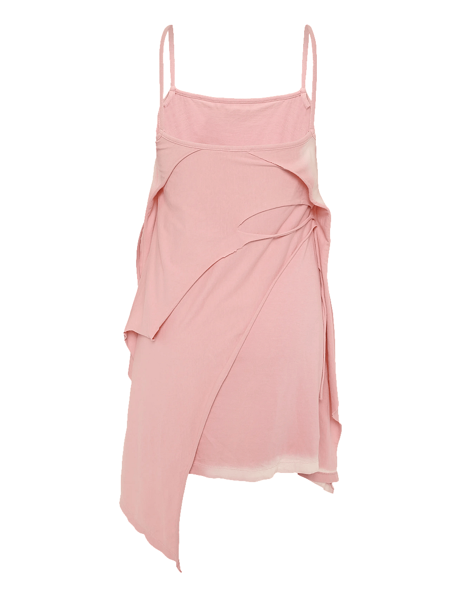 Diesel - Short dress with destroyed peel-off effect - robes d'été - brown - 1