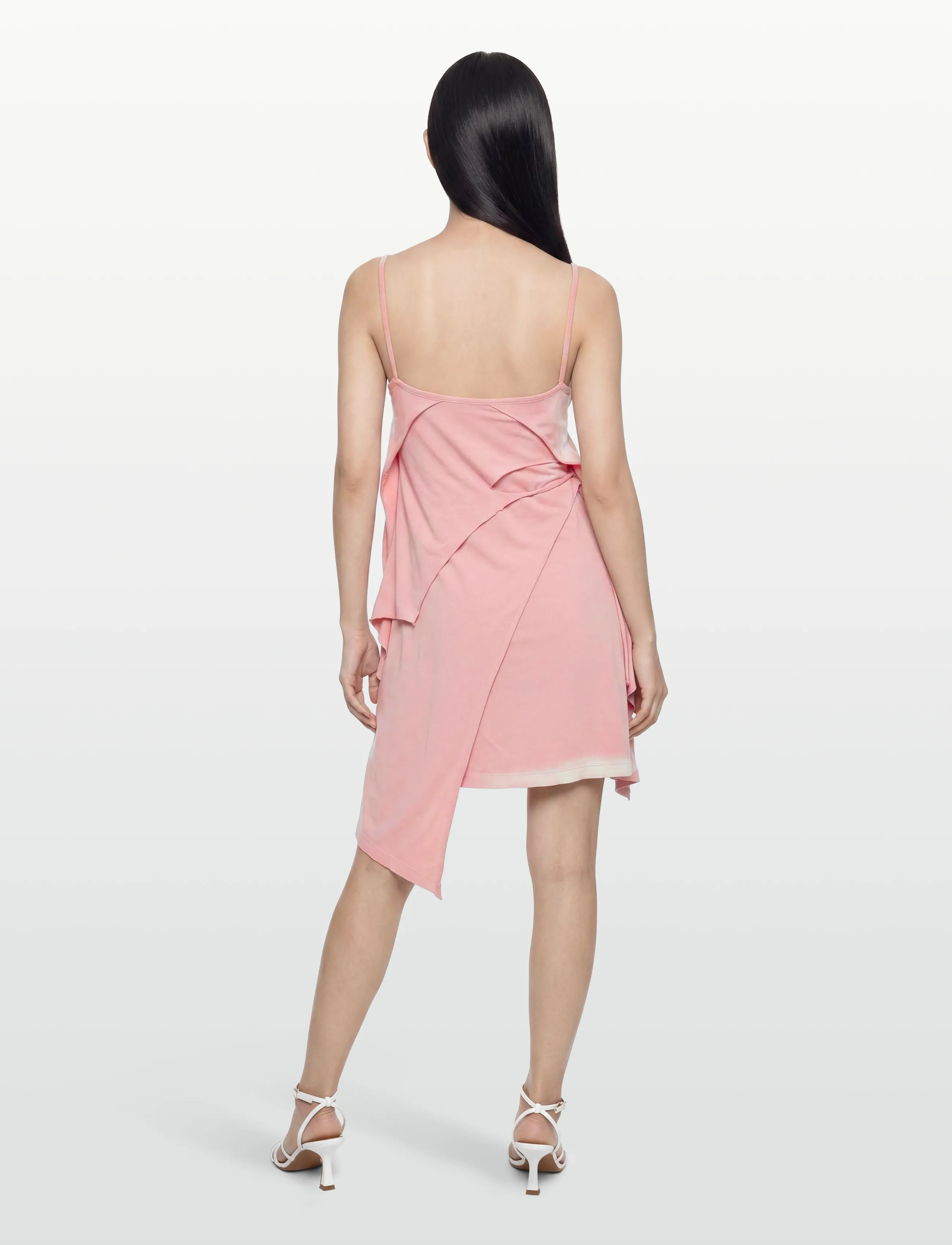 Diesel - Short dress with destroyed peel-off effect - sommerkjoler - brown - 4