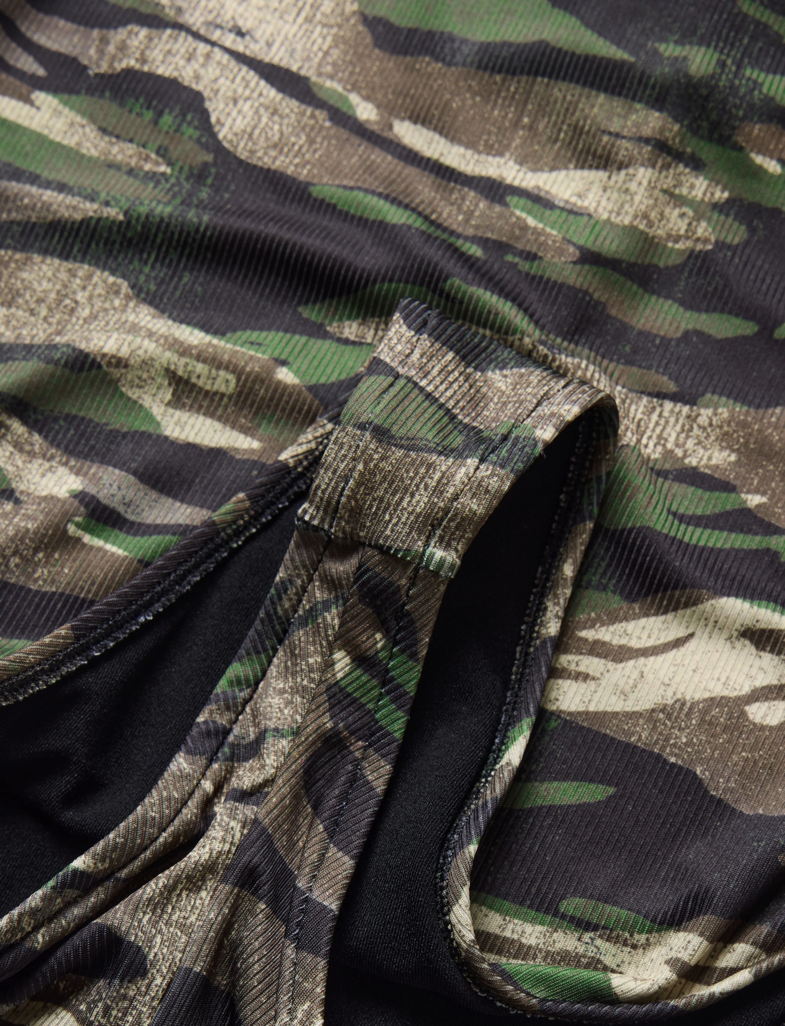 Diesel - Ribbed swimsuit with camo prin - multicolored - 3
