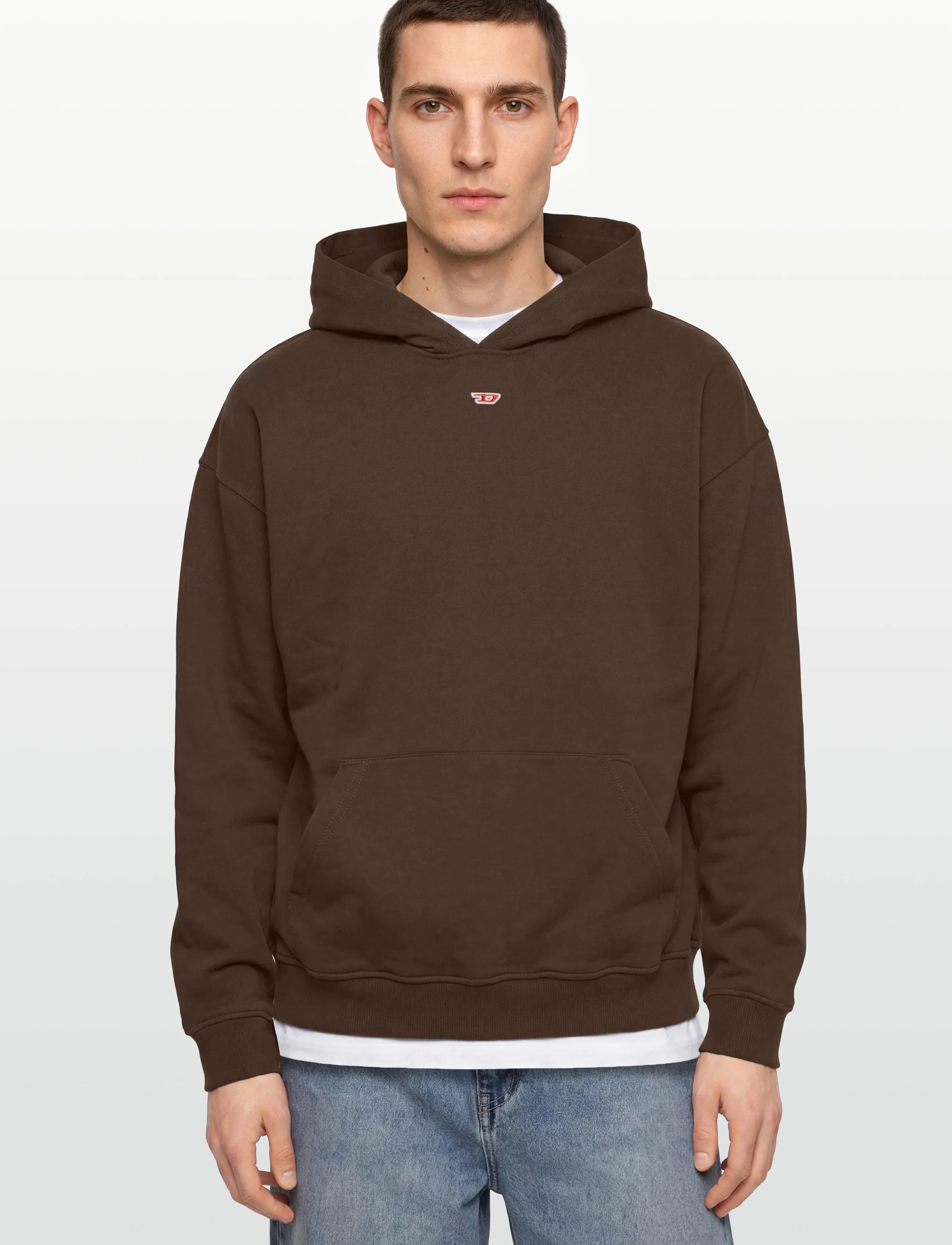 Hoodie With D Logo Patch 2