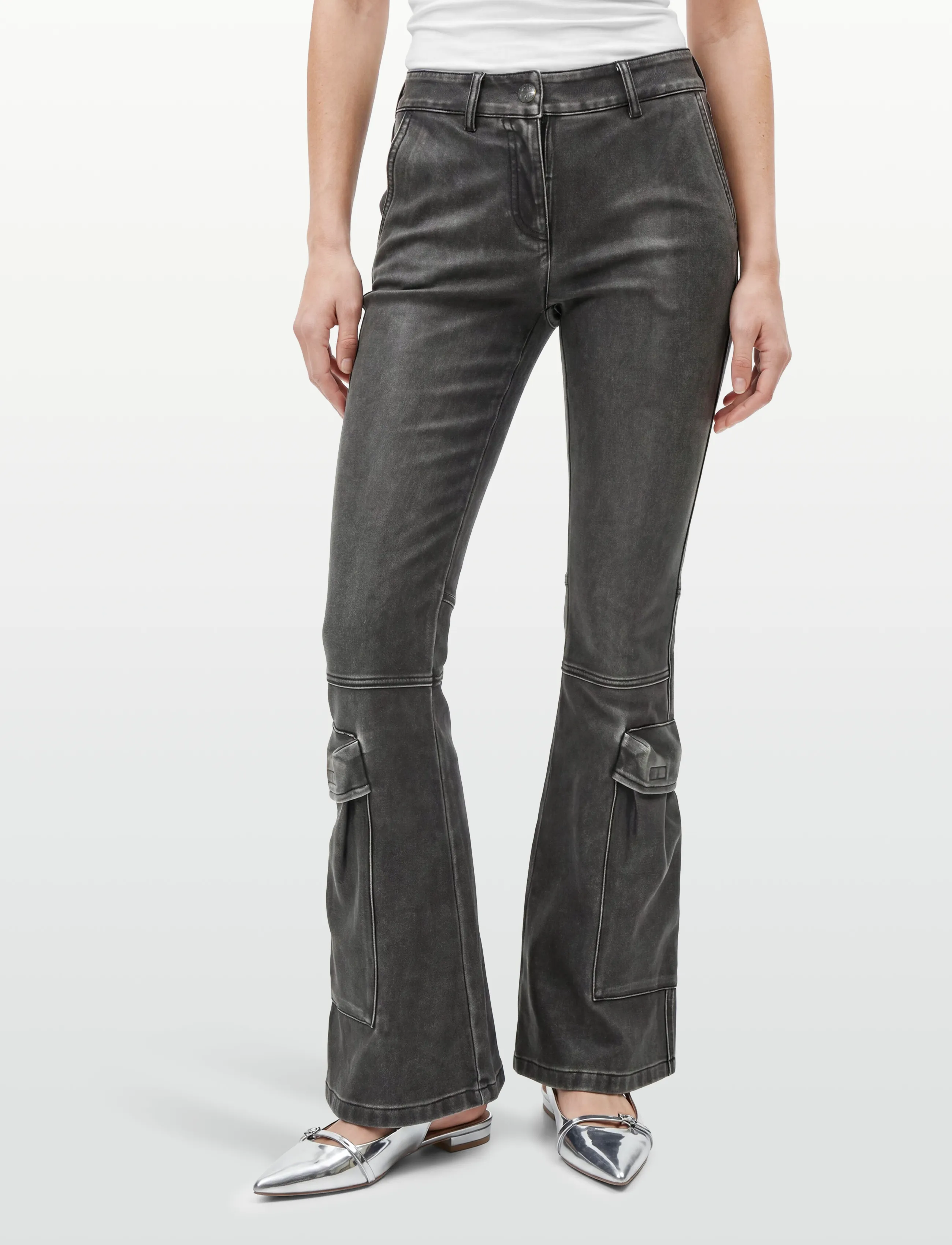 Diesel - Women Jeans - schlaghosen - grey - 3