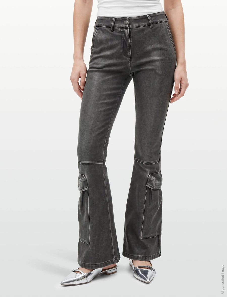 Diesel - Women Jeans - schlaghosen - grey - 3