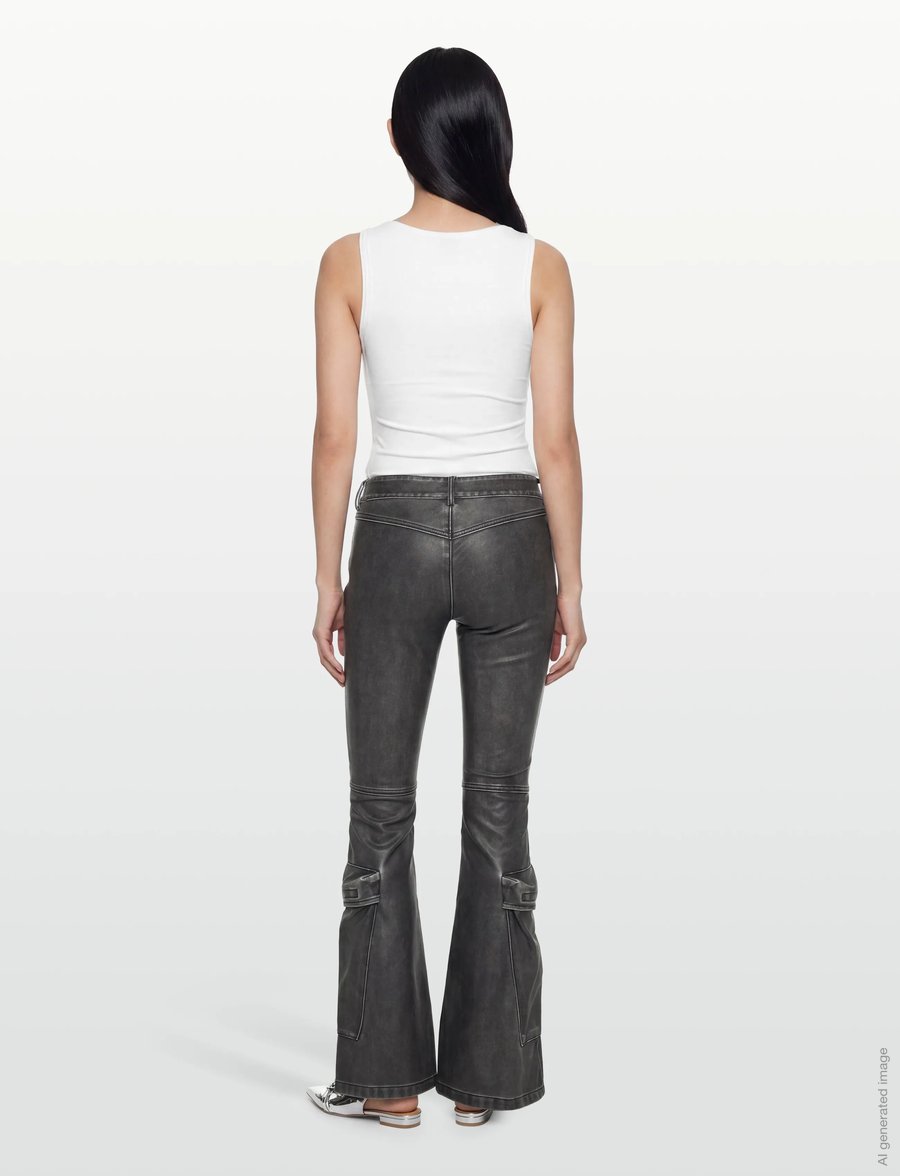 Diesel - Women Jeans - schlaghosen - grey - 4
