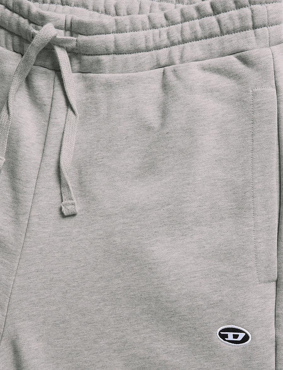 Diesel - Logo-patch cotton track pants - dressipüksid - blue - 3