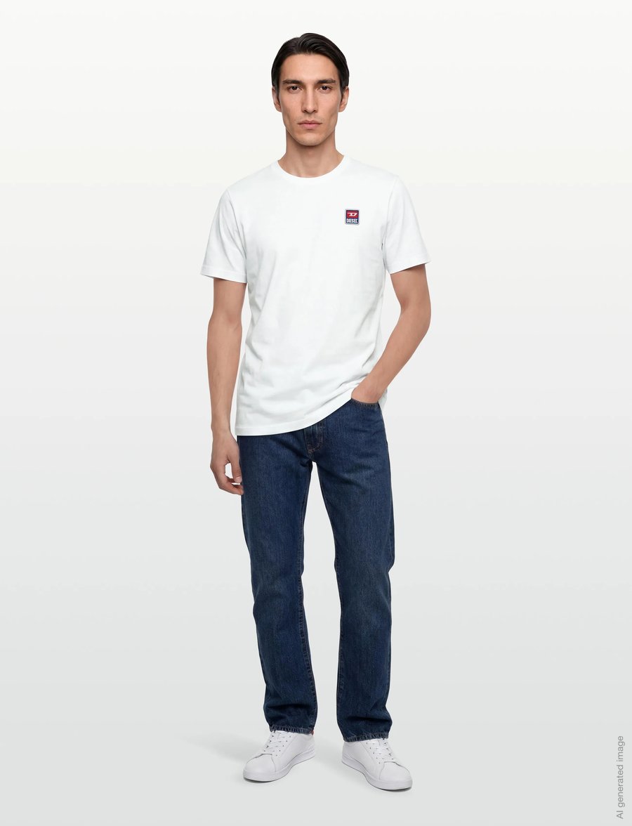 Diesel - T-Just 16 T-shirt - short-sleeved t-shirts - white - 0