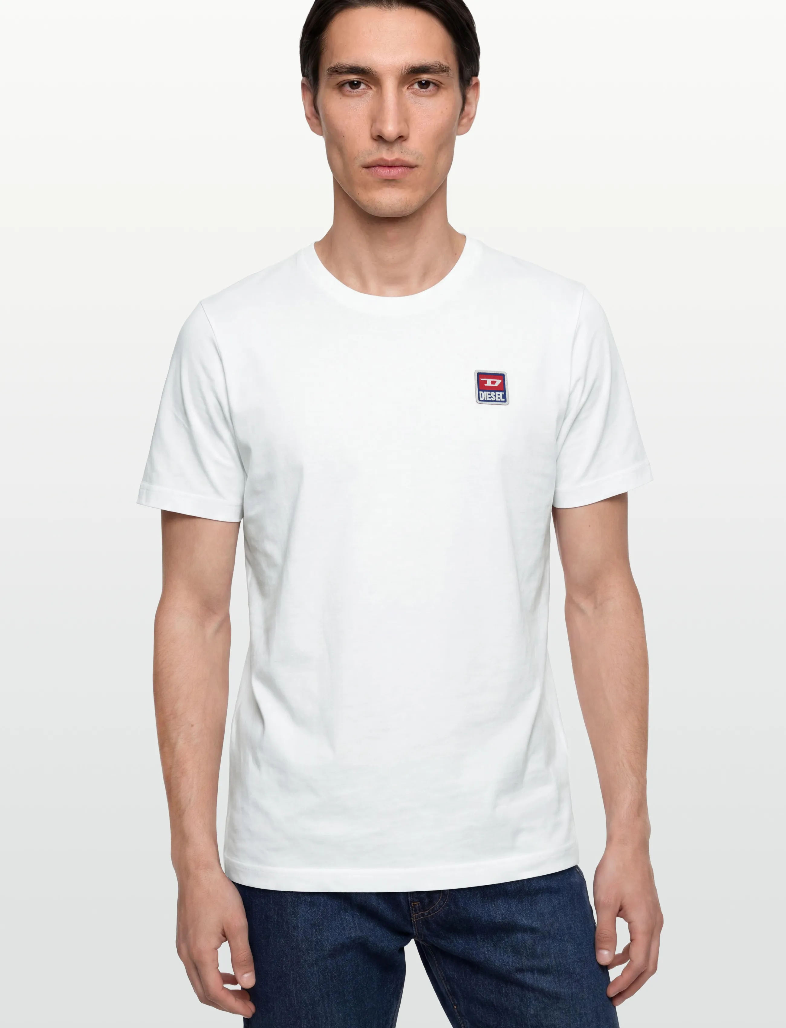 Diesel - T-Just 16 T-shirt - short-sleeved t-shirts - white - 3