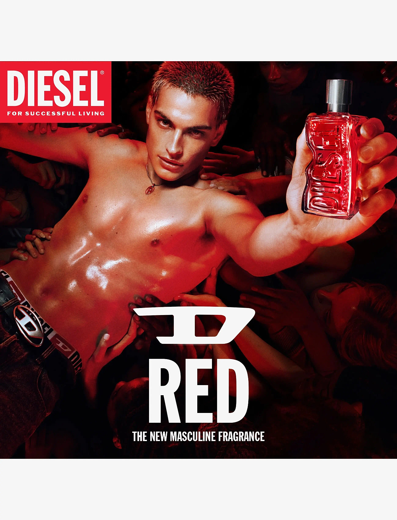 Diesel - Fragrance - DIESEL D Red Eau de parfum 50 ML - meestele  - clear - 3