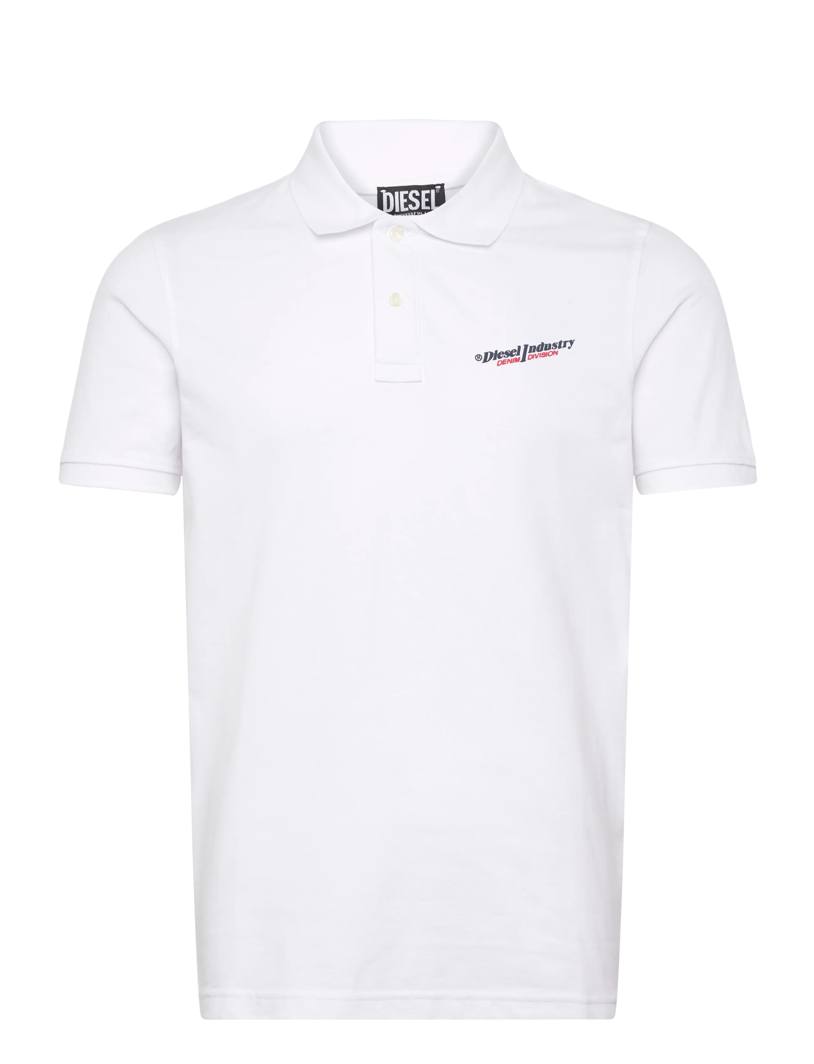 Diesel T-SMITH-IND POLO - Kläder - BRIGHT WHITE / white