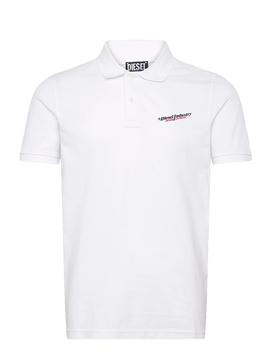 Diesel - T-SMITH-IND POLO - lühikeste varrukatega polod - bright white - 1