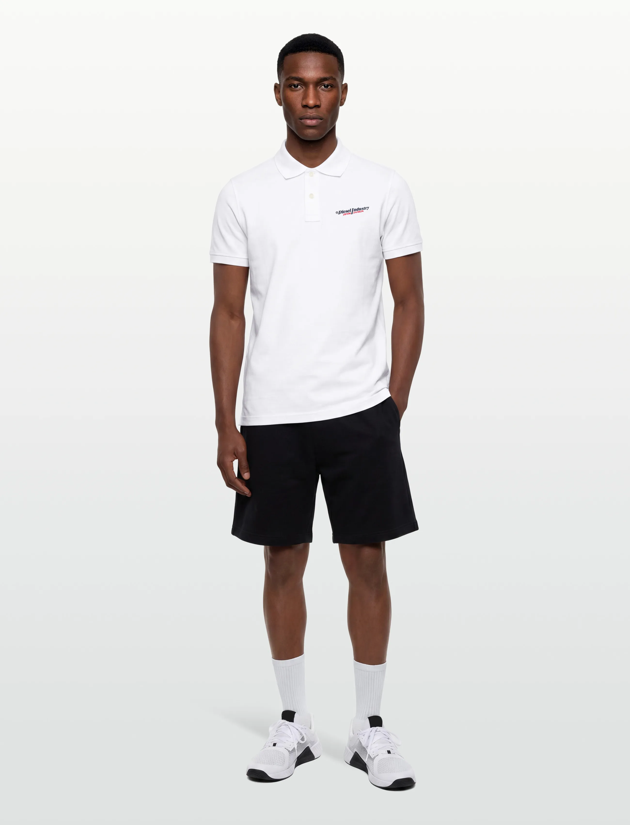 Diesel T-Smith-Ind Polo, S, White, Poloer > Kortærmede, Herre