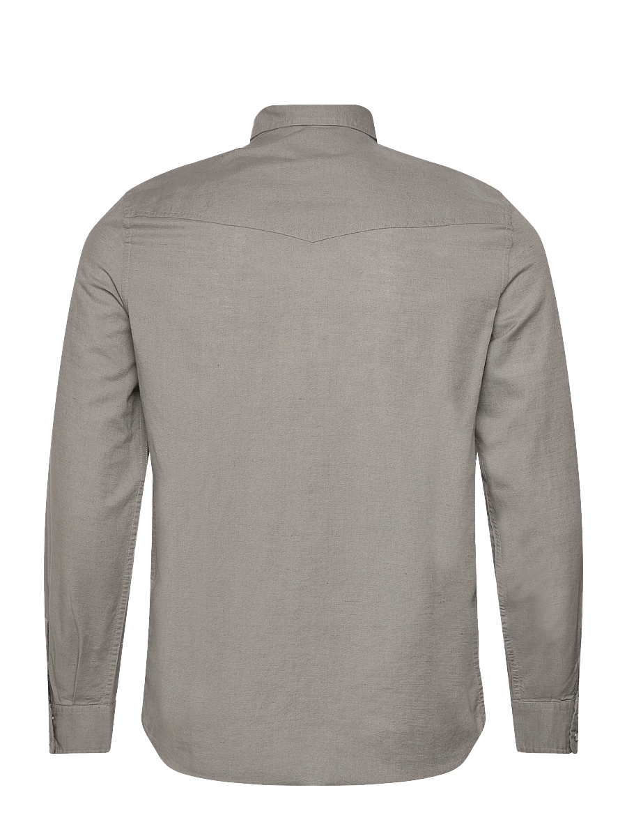 Diesel - S-EAST-LONG-HS CAMICIA - jeansskjorter - moon mist - 1