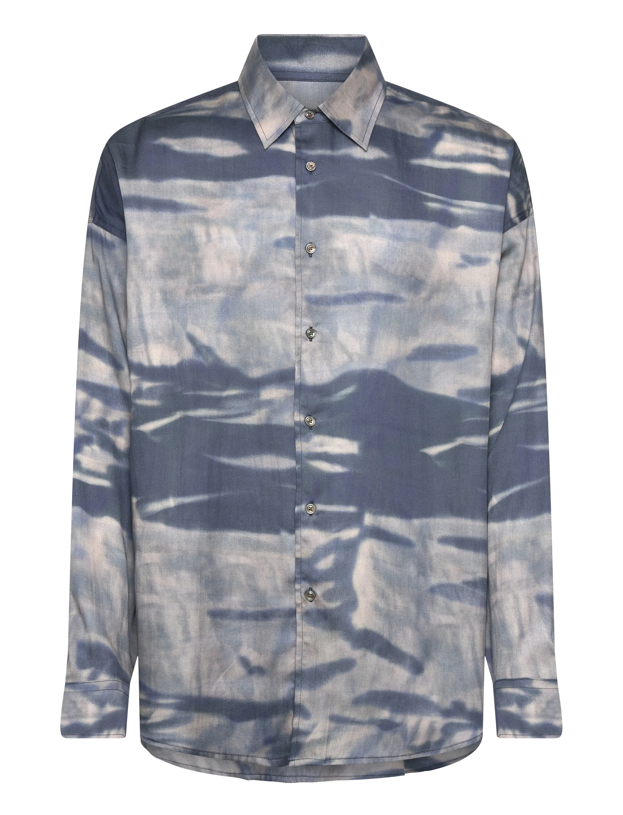 S-FLUID-CMF CAMICIA - BLUE