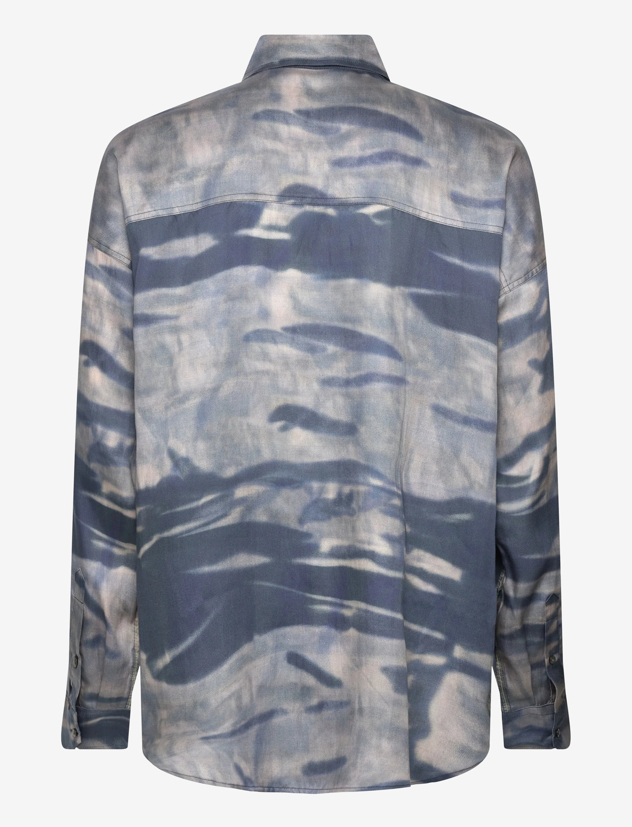 Diesel - S-FLUID-CMF CAMICIA - kortärmade skjortor - blue - 1