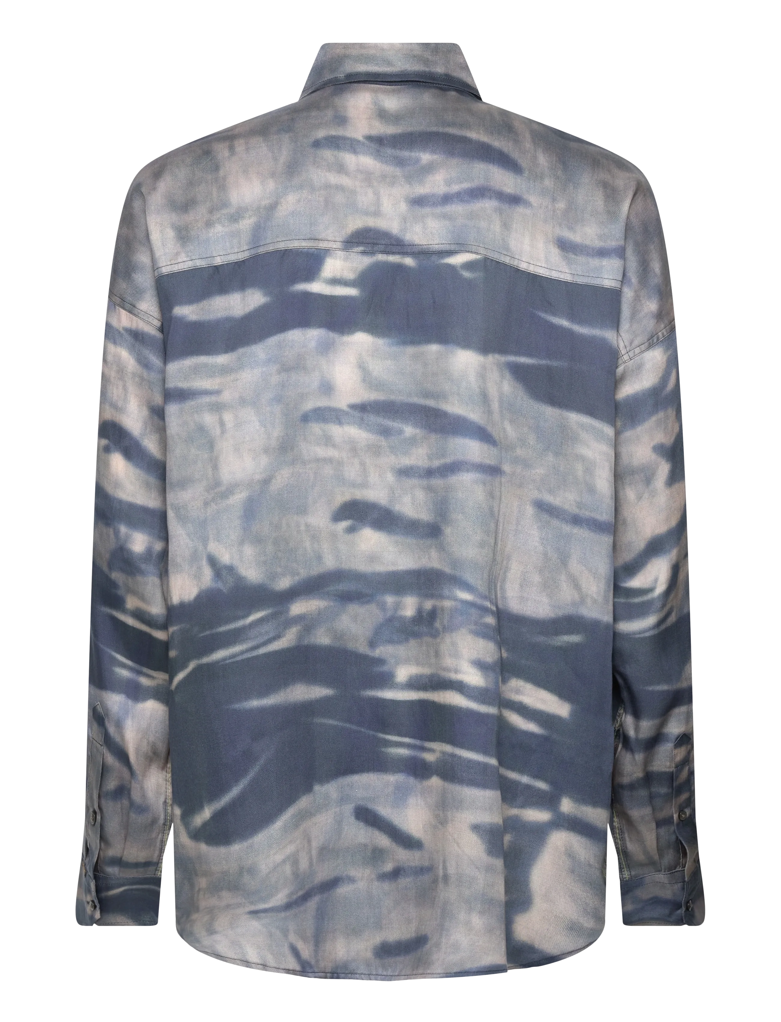 Diesel - S-FLUID-CMF CAMICIA - casual skjorter - blue - 1