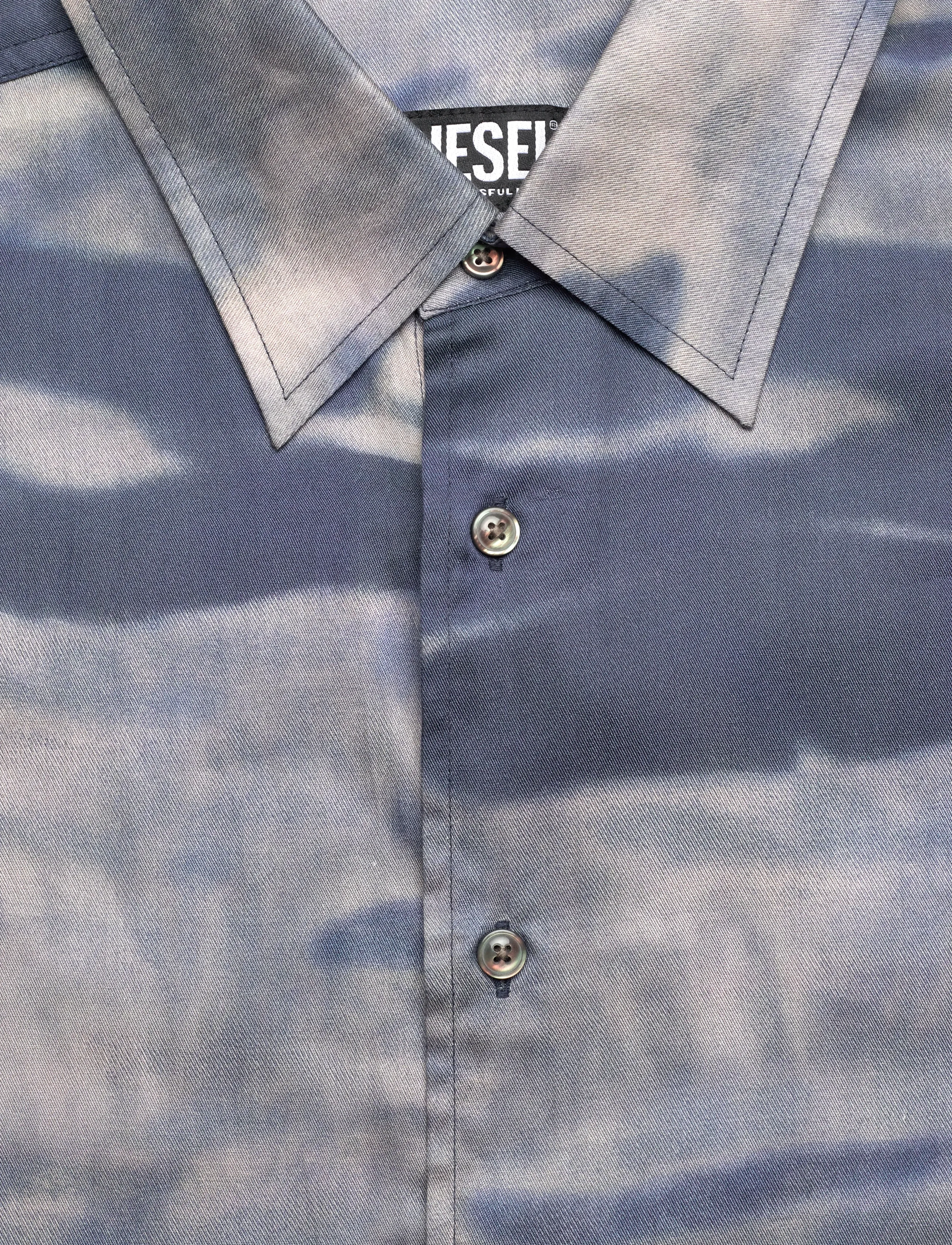 Diesel - S-FLUID-CMF CAMICIA - casual skjorter - blue - 2