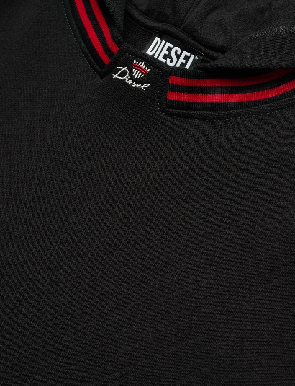 Diesel - S-MACRAU FELPA - kapuzenpullover - black - 2