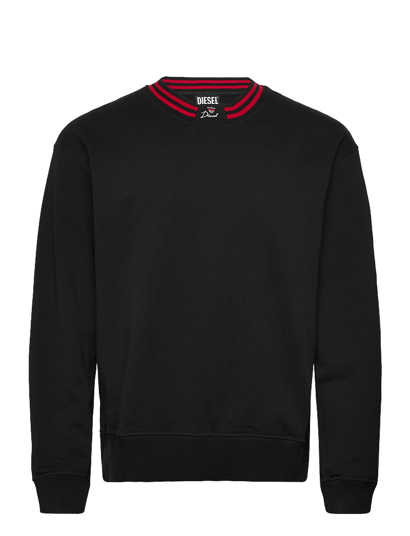 Diesel - S-KRAKS FELPA - sweatshirts - caviar - 0