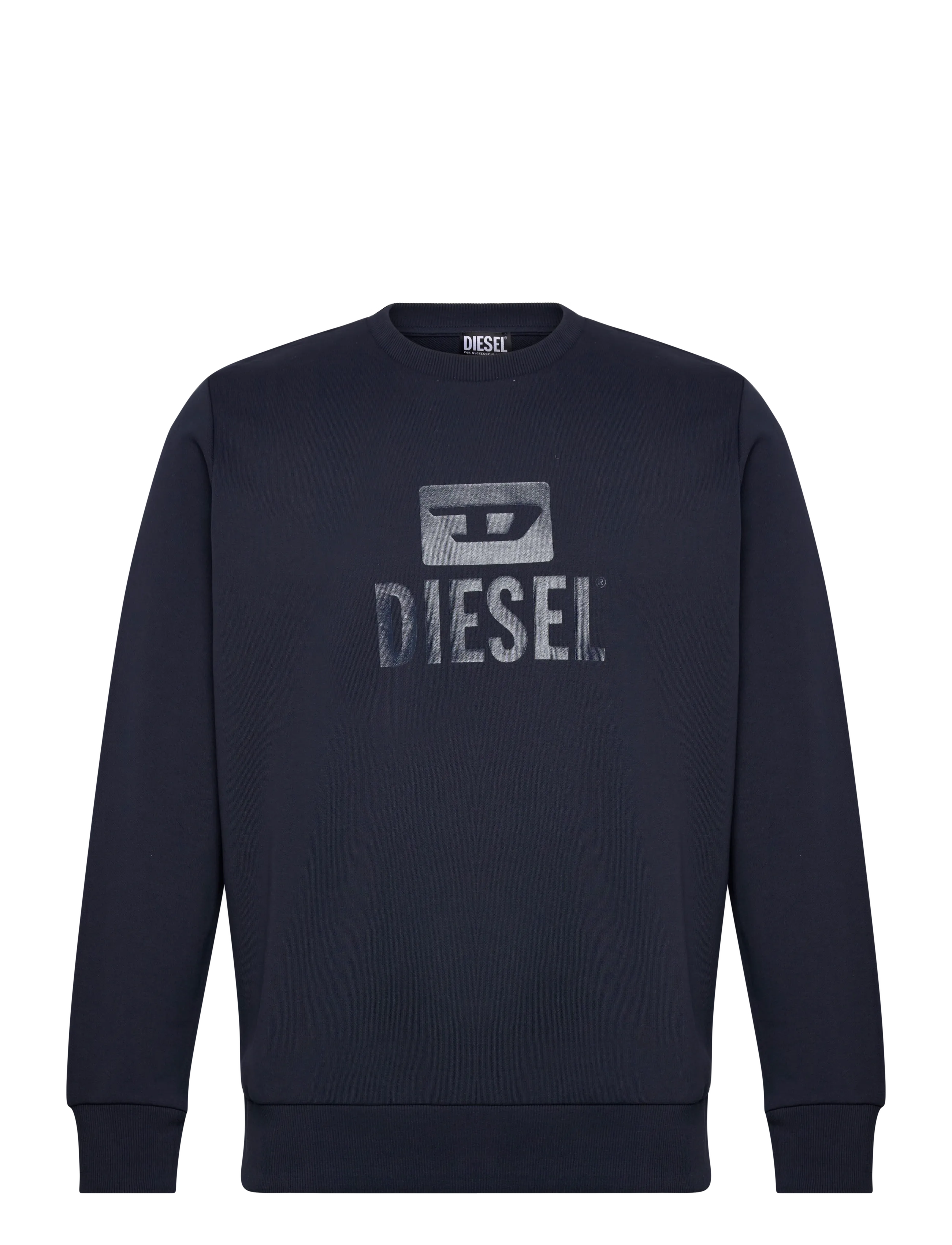 DIESEL S-Gir-Crewneck Tone On Tone Felpa Navy - XXL - Herren