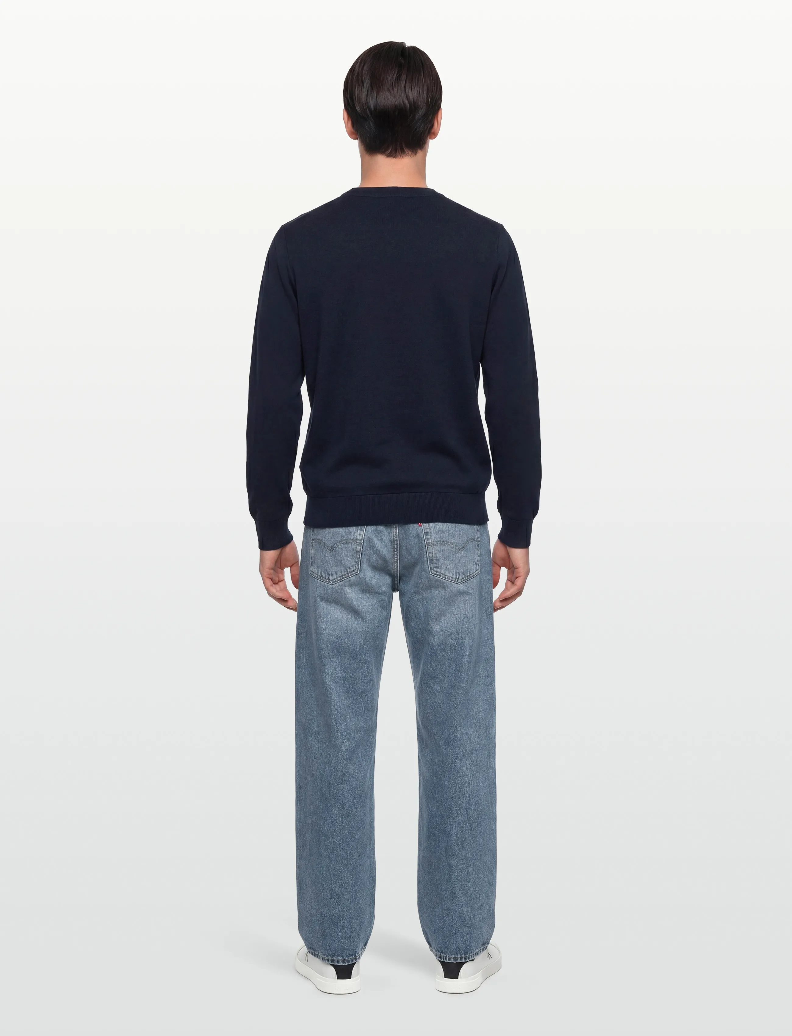 Diesel - S-GIR-CREWNECK TONE ON TONE FELPA - džemperiai - total eclipse - 4