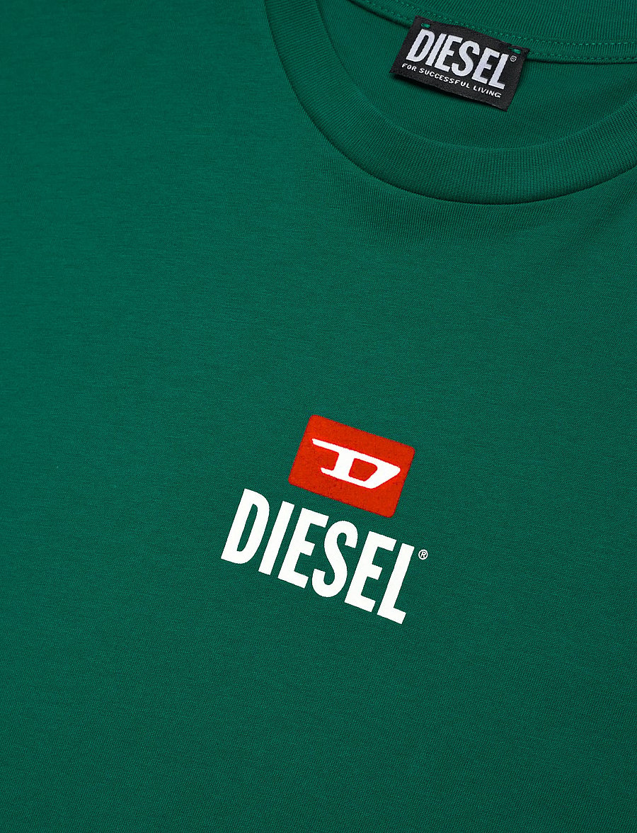 Diesel - T-JUST -SMALL-NEW D LOGO MAGLIETTA - lühikeste varrukatega t-särgid - alpine green - 2