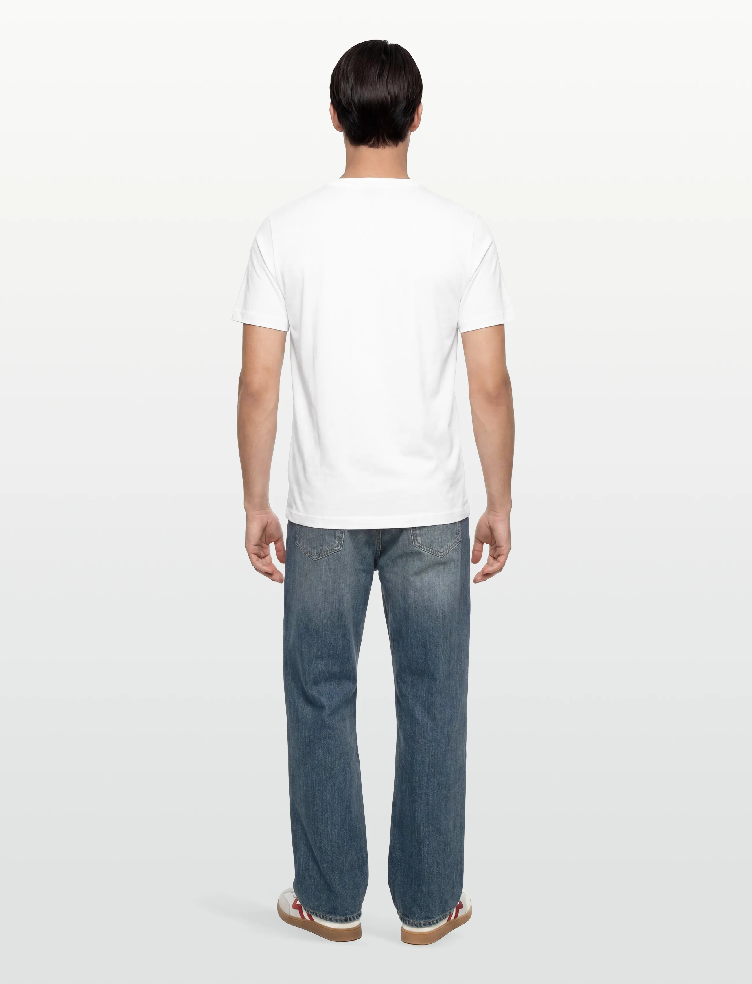 Diesel - T-JUST -SMALL-NEW D LOGO MAGLIETTA - kurzärmelig - bright white - 4