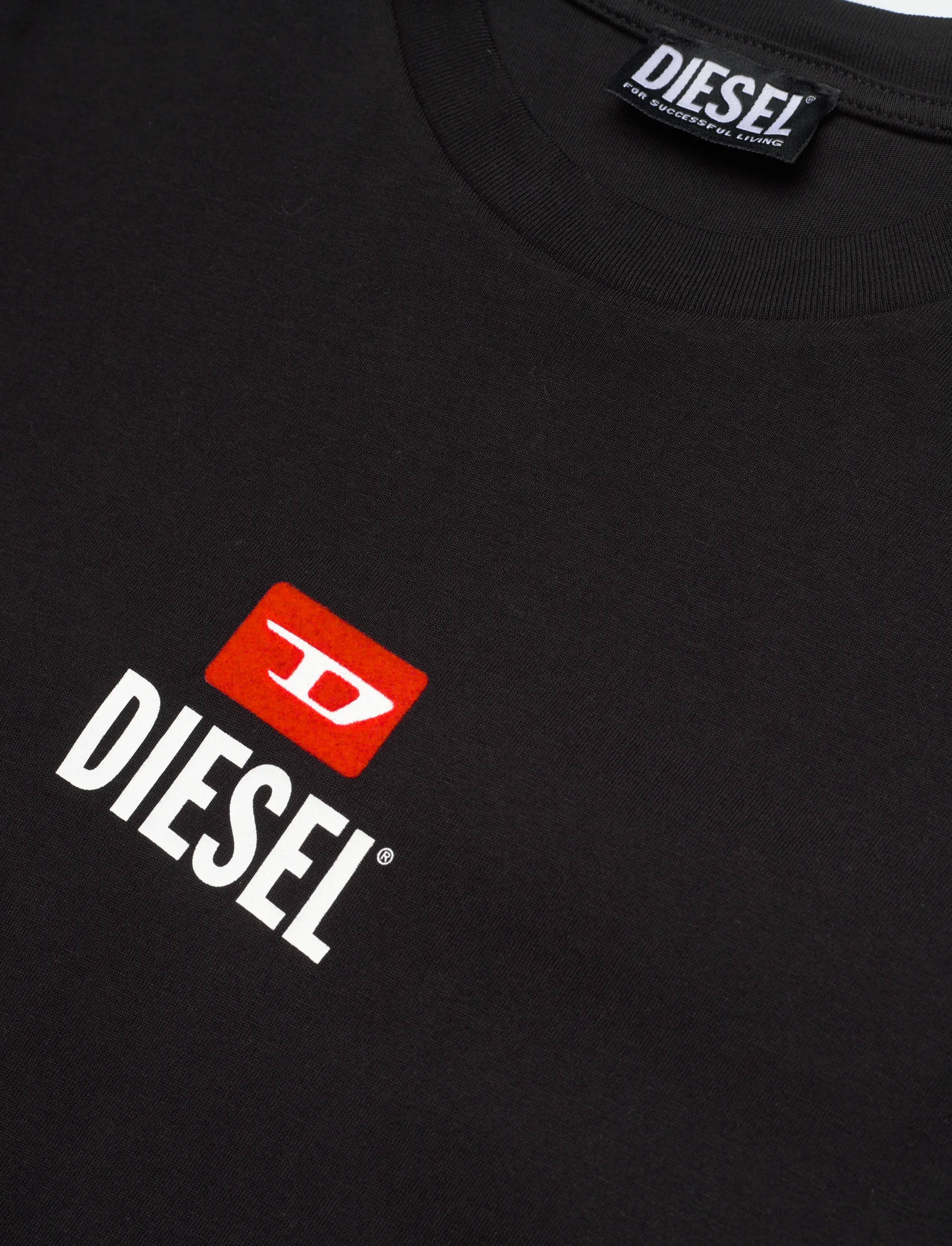 Diesel - T-JUST -SMALL-NEW D LOGO MAGLIETTA - lühikeste varrukatega t-särgid - caviar - 2