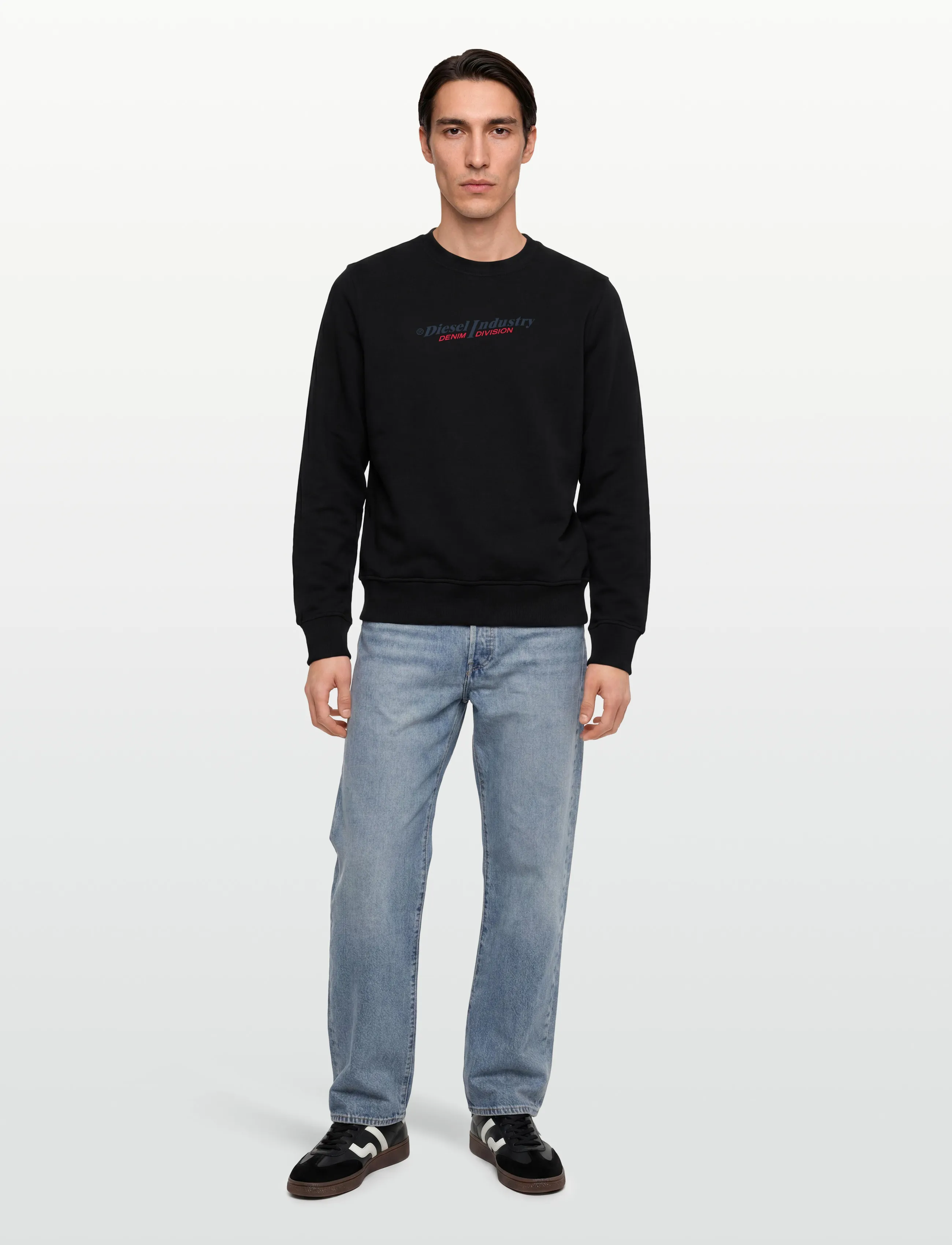 Diesel S-Ginn New Industries Felpa, Sweatshirt, Sort, Str: M