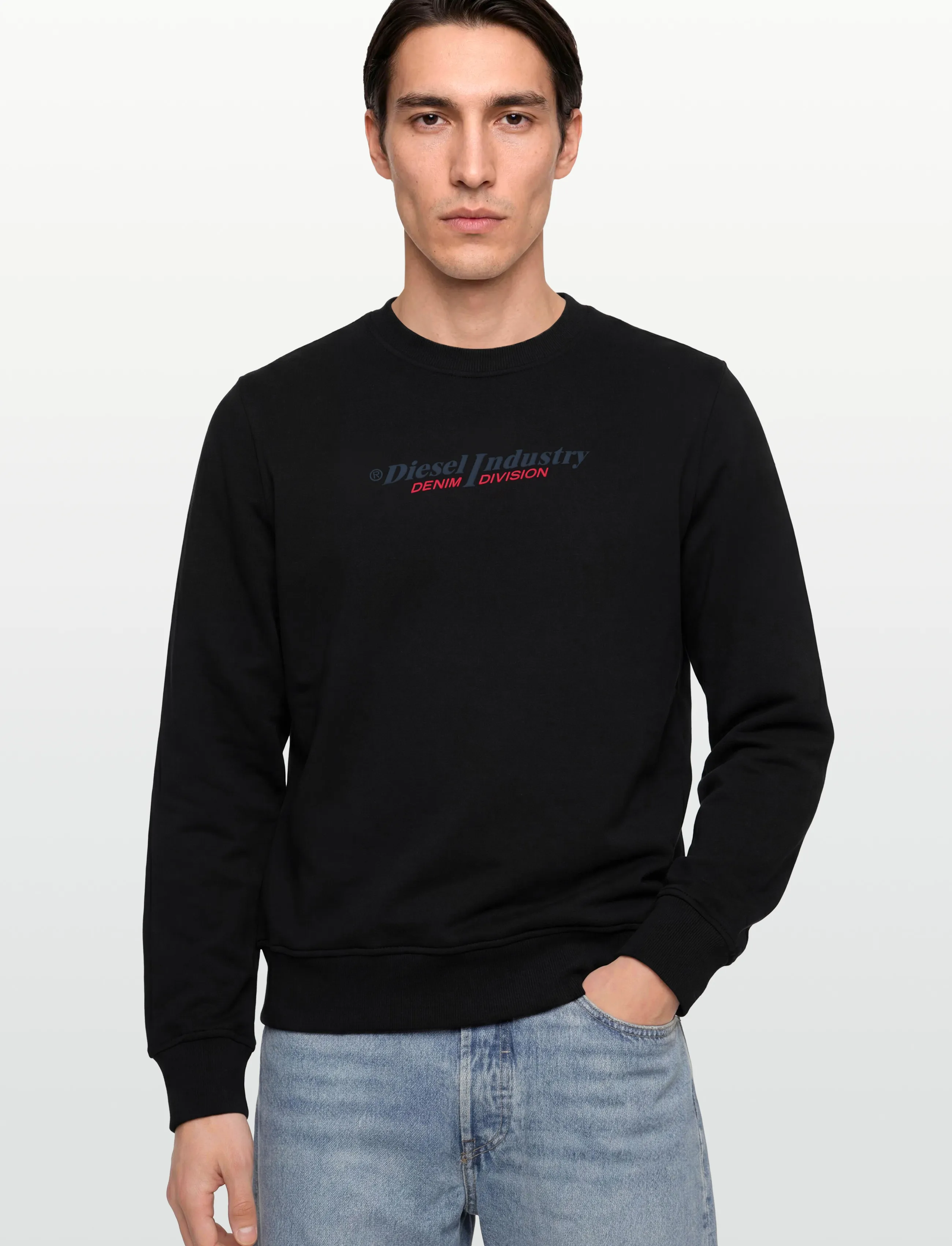 Diesel - S-GINN NEW INDUSTRIES FELPA - sweatshirts - caviar - 3
