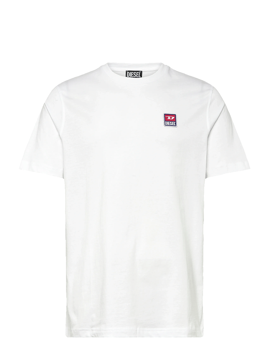 Diesel - T-JUST 16 T-SHIRT - kurzärmelige t-shirts - bright white - 1