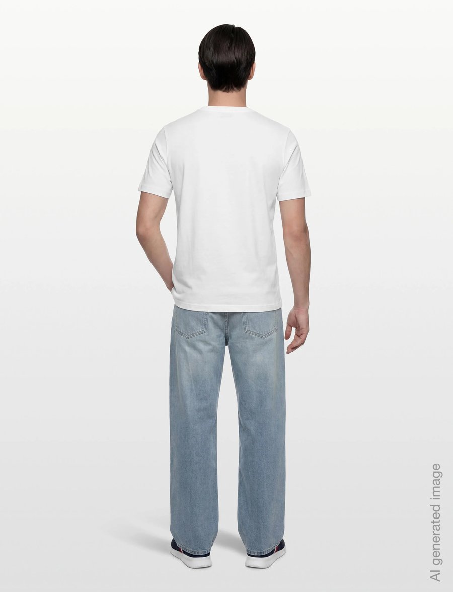 Diesel - T-JUST 16 T-SHIRT - kurzärmelige t-shirts - bright white - 4