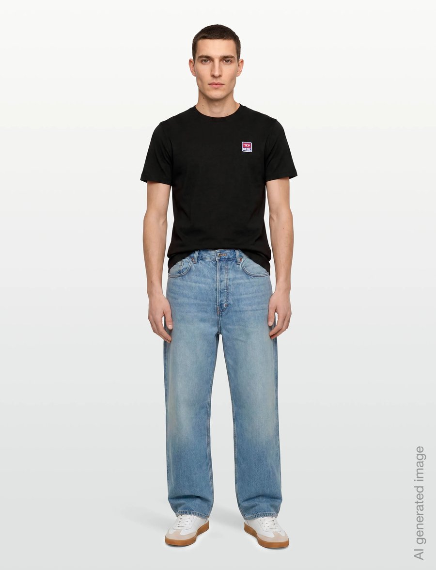 Diesel - T-JUST 16 T-SHIRT - marškinėliai trumpomis rankovėmis - caviar - 0