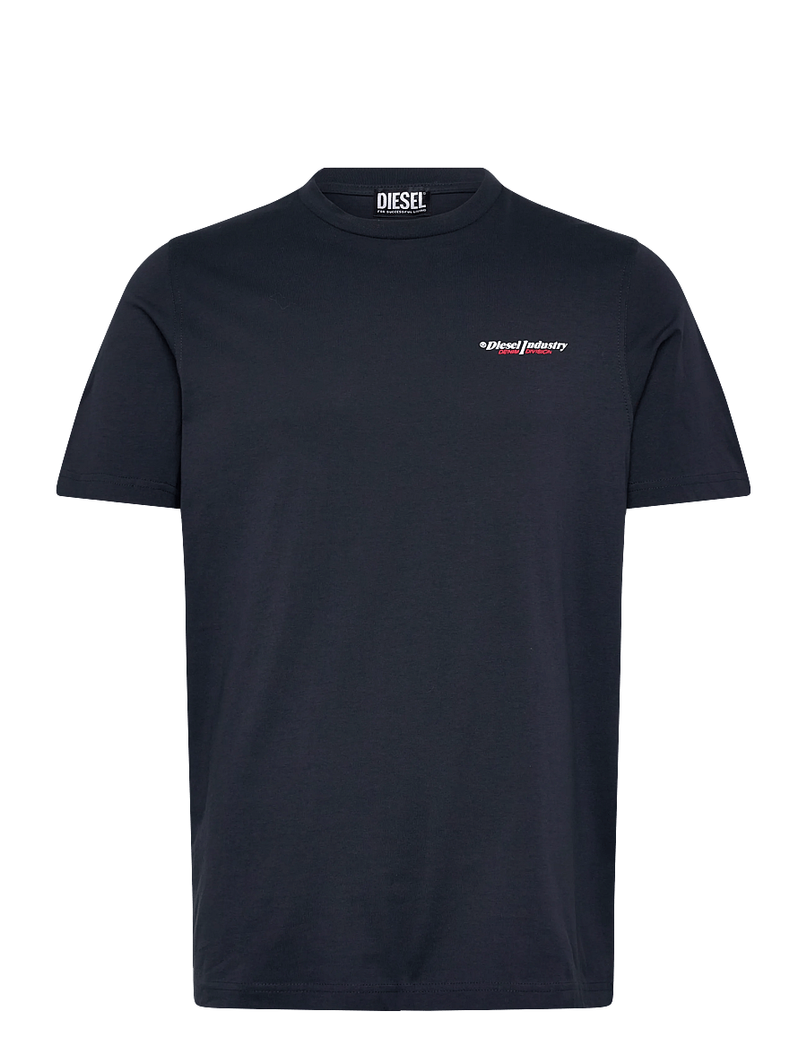 Diesel - T-JUST SMALL IND OFF MAGLIETTA - short-sleeved t-shirts - total eclipse - 0