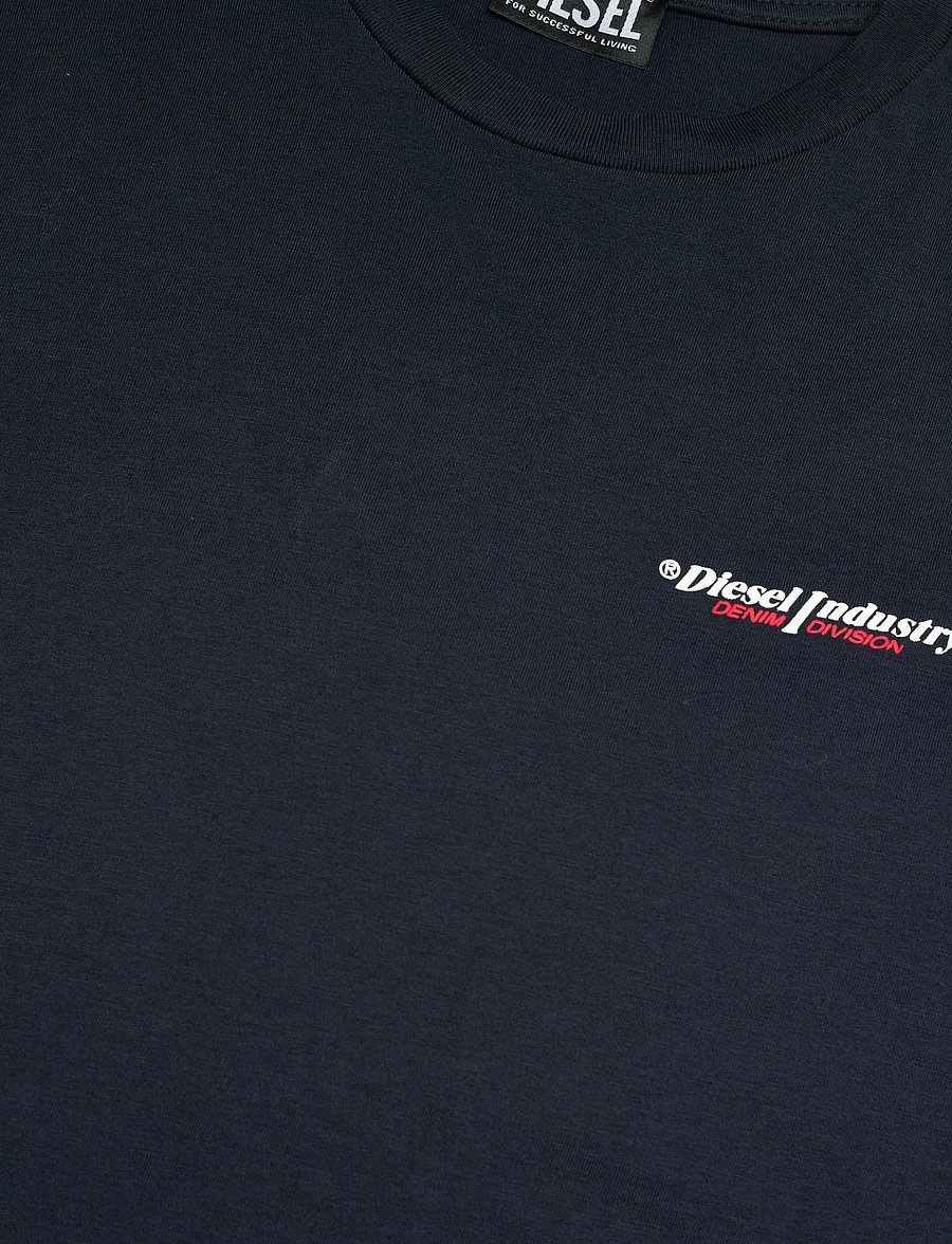 Diesel - T-JUST SMALL IND OFF MAGLIETTA - short-sleeved t-shirts - total eclipse - 2