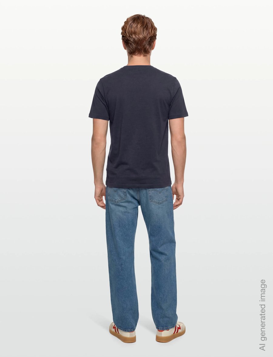 Diesel - T-JUST 250217 OFF MAGLIETTA - kurzärmelige t-shirts - total eclipse - 4