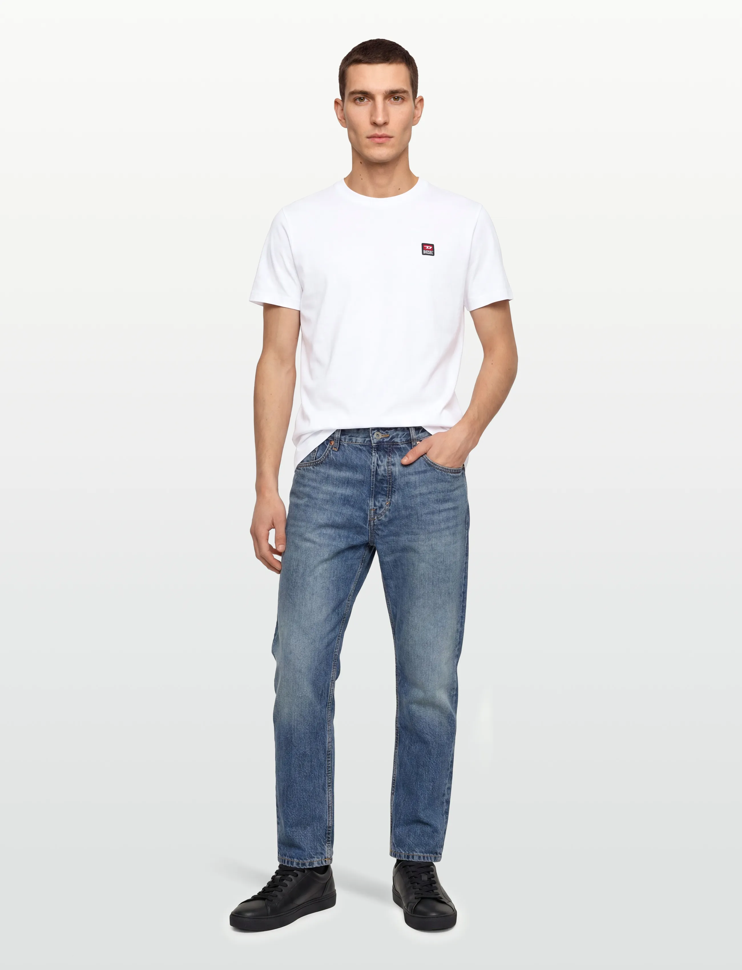 Diesel T-Just 250221 Off Maglietta, XXL, White, T-Shirts > Kortærmede, Herre
