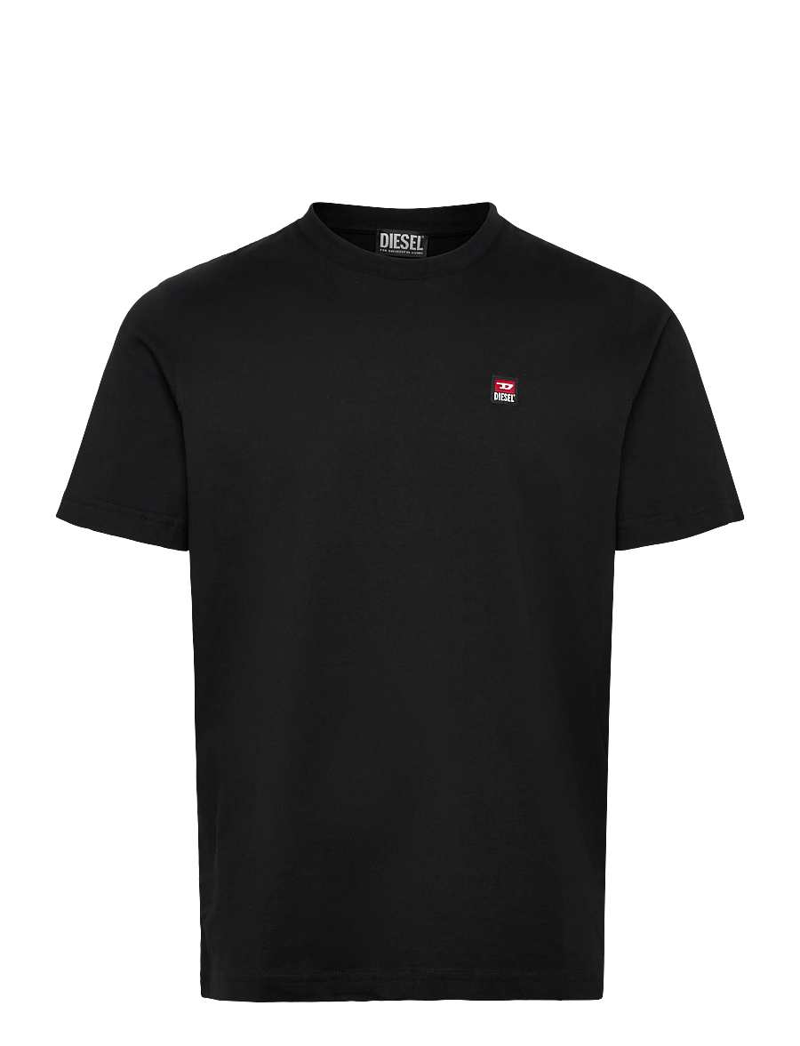 Diesel - T-JUST 250221 OFF MAGLIETTA - kortærmede t-shirts - caviar - 1