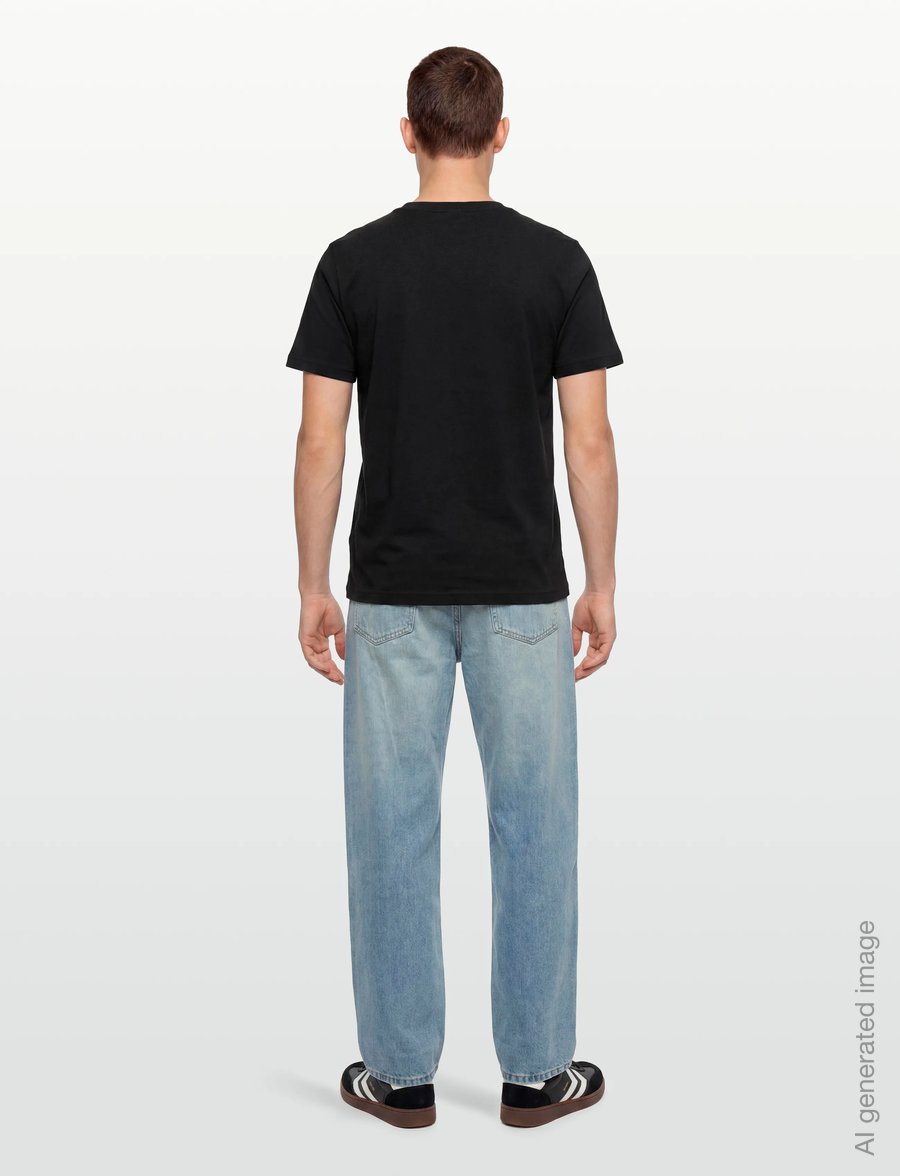 Diesel - T-JUST 250221 OFF MAGLIETTA - kortærmede t-shirts - caviar - 4