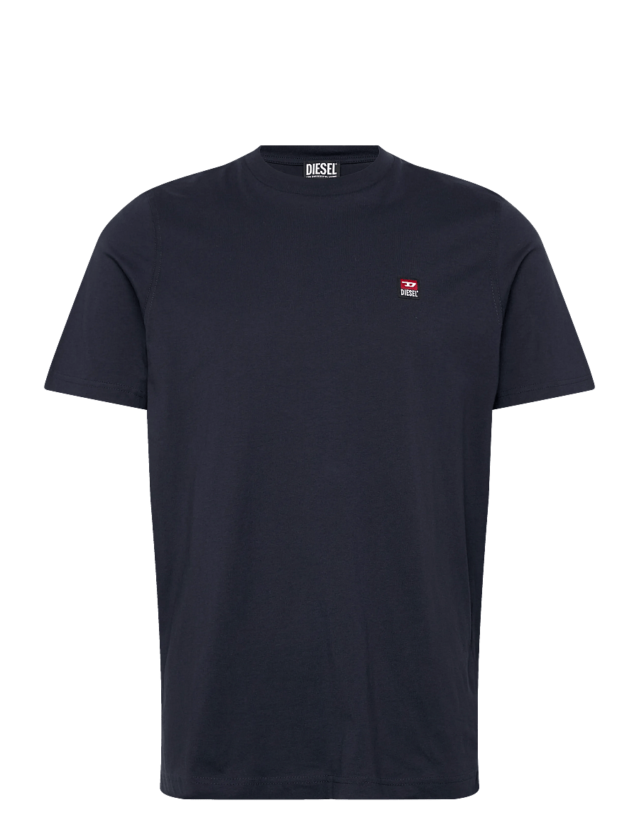 Diesel - T-JUST 250221 OFF MAGLIETTA - kurzärmelige t-shirts - total eclipse - 1