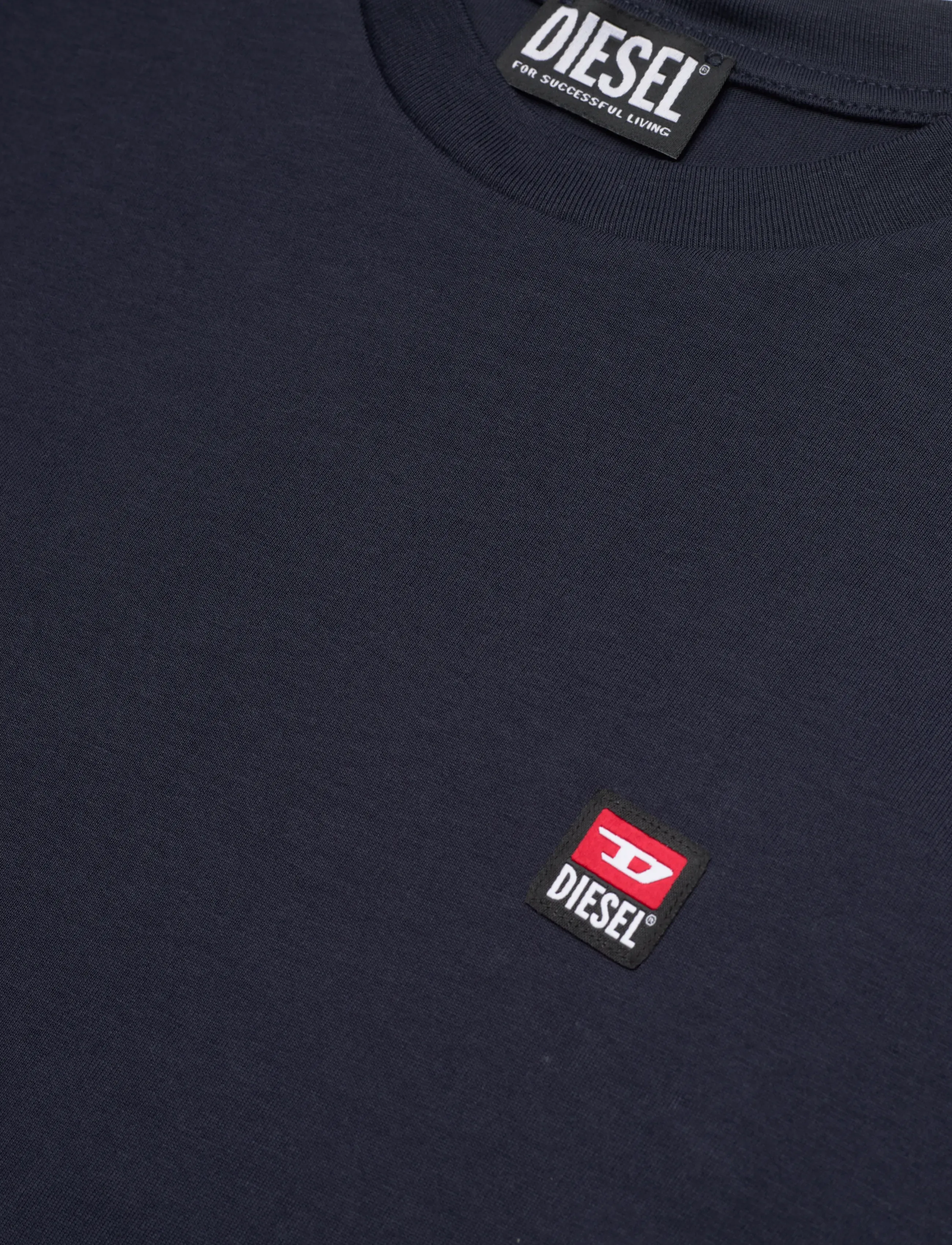 Diesel - T-JUST 250221 OFF MAGLIETTA - kortærmede t-shirts - total eclipse - 2
