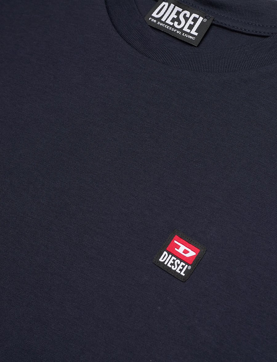 Diesel - T-JUST 250221 OFF MAGLIETTA - kurzärmelige t-shirts - total eclipse - 5