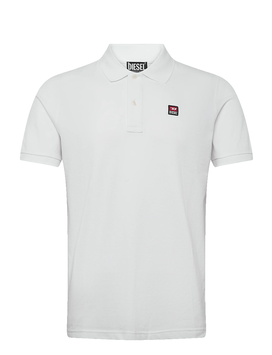 Diesel - T-SMITH 250205 OFF POLO - kurzärmelig - bright white - 1