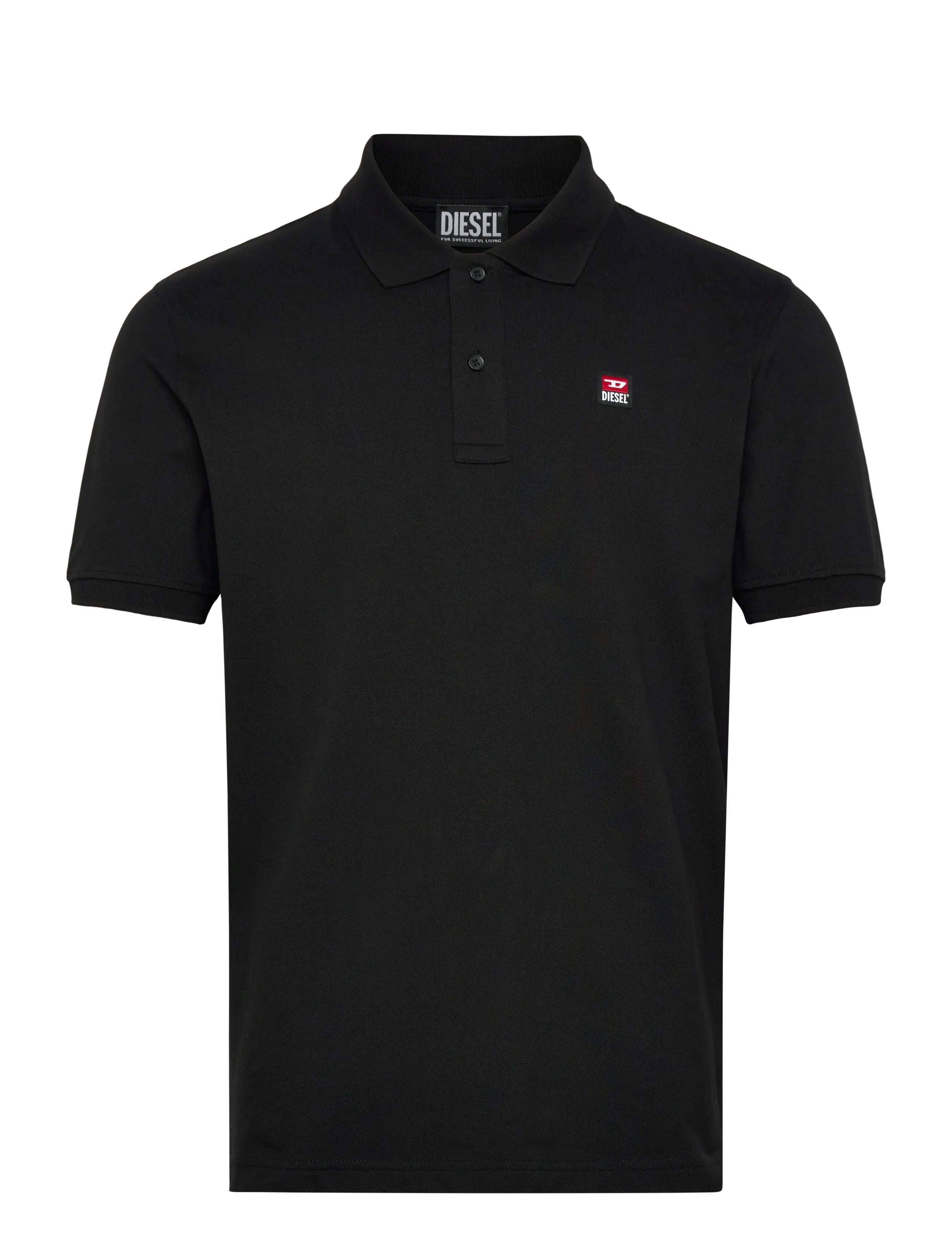 DIESEL T-Smith 250205 Off Polo Schwarz - M - Herren