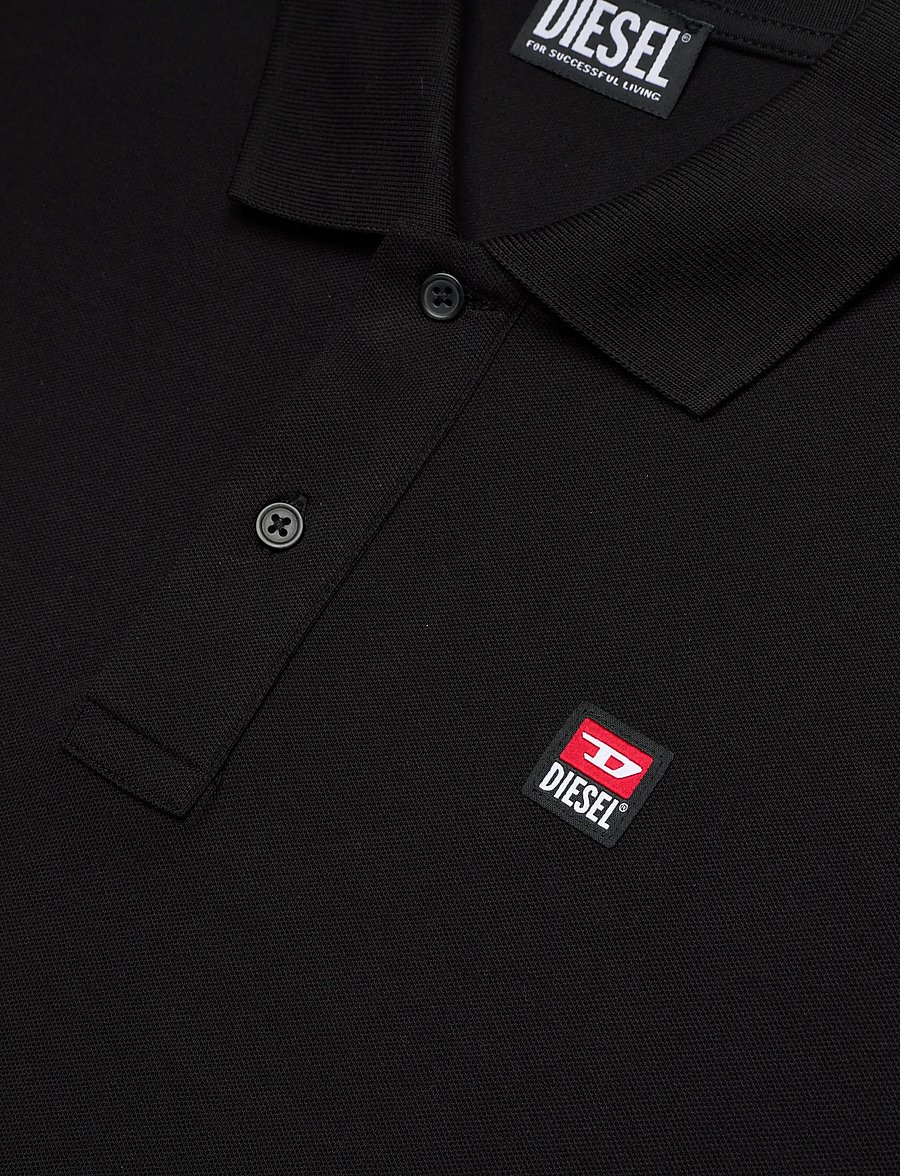 Diesel - T-SMITH 250205 OFF POLO - kurzärmelig - caviar - 5
