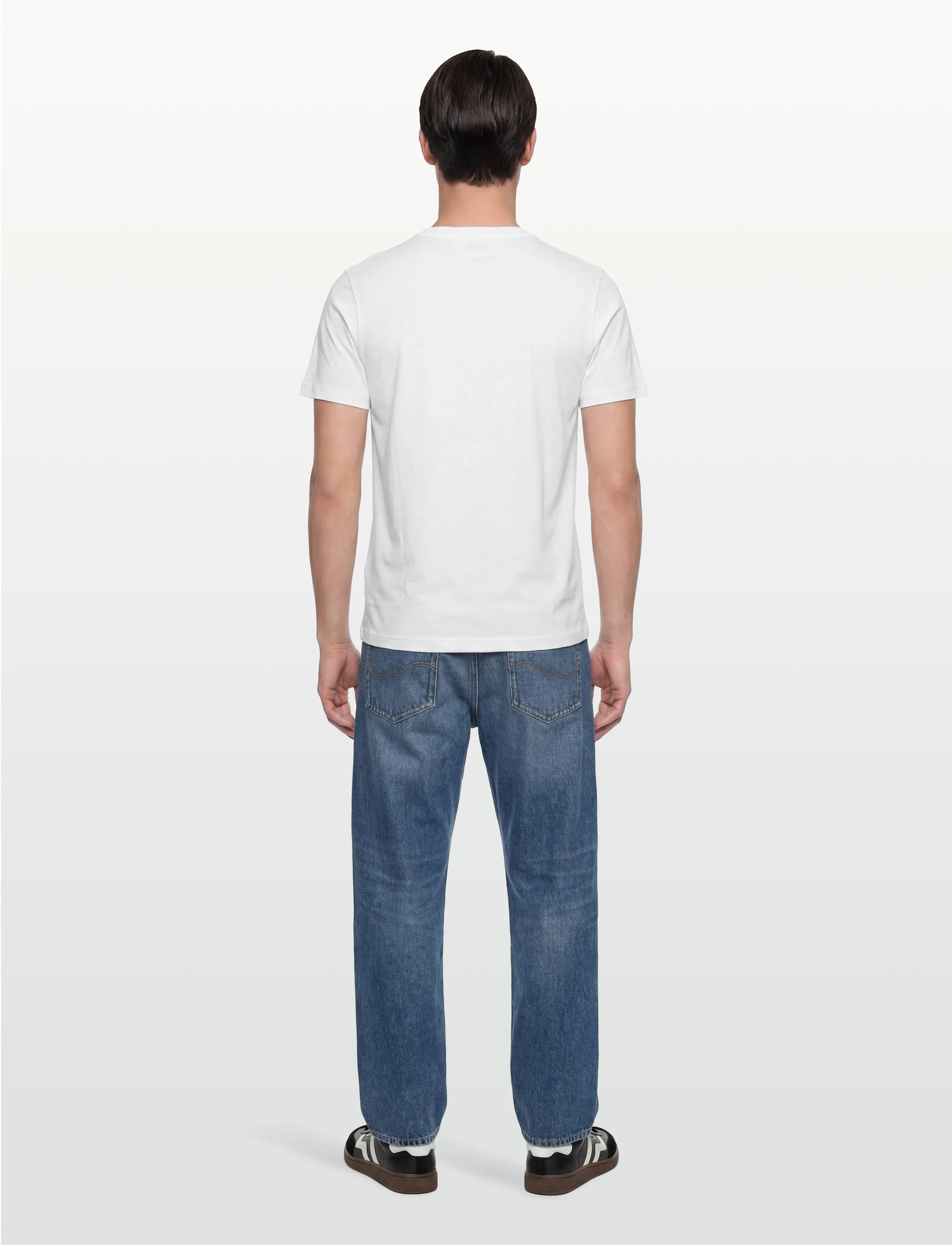 Diesel - T-JUST NEW INDUSTRIES MAGLIETTA - kortærmede t-shirts - bright white - 4