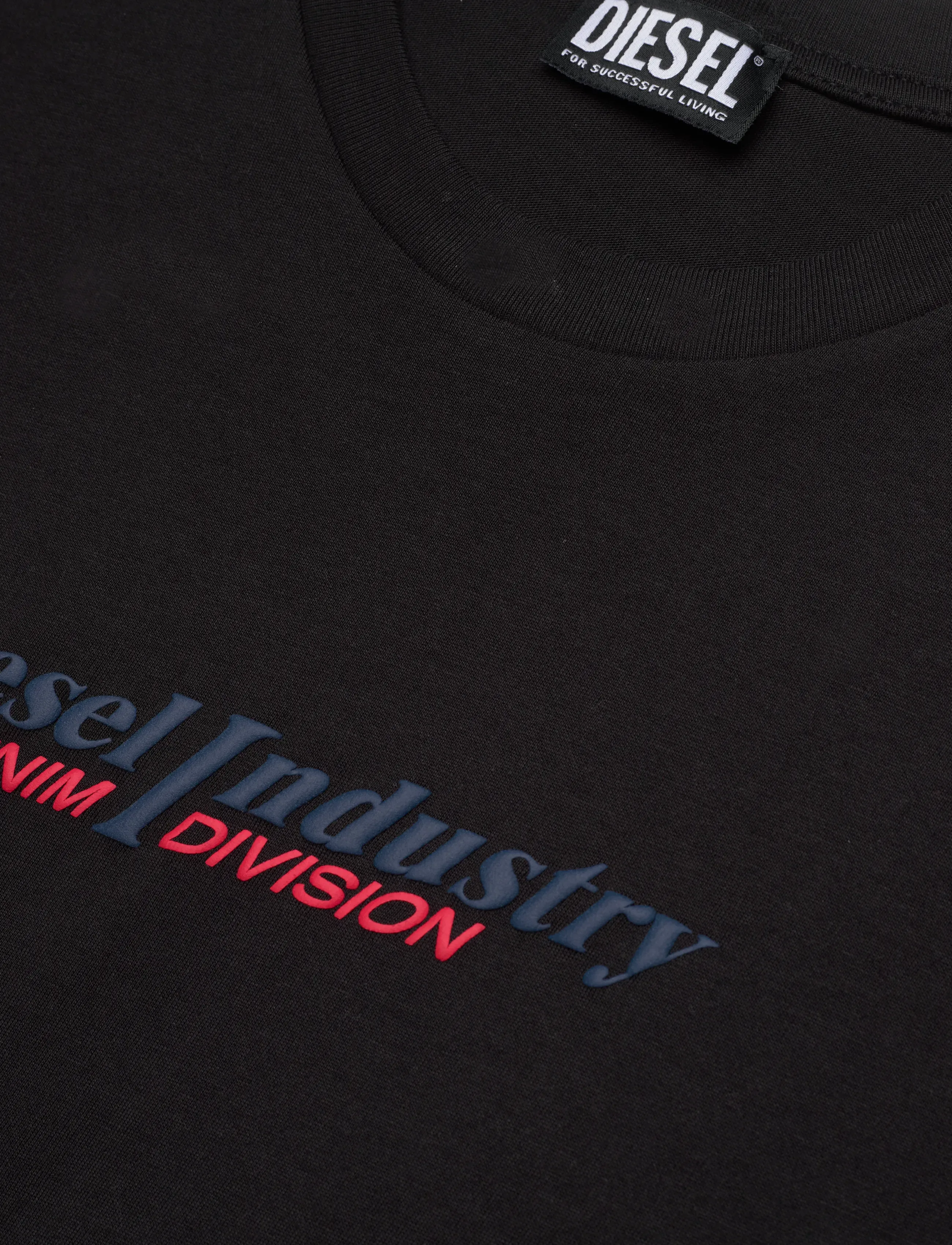 Diesel - T-JUST NEW INDUSTRIES MAGLIETTA - kortærmede t-shirts - caviar - 5