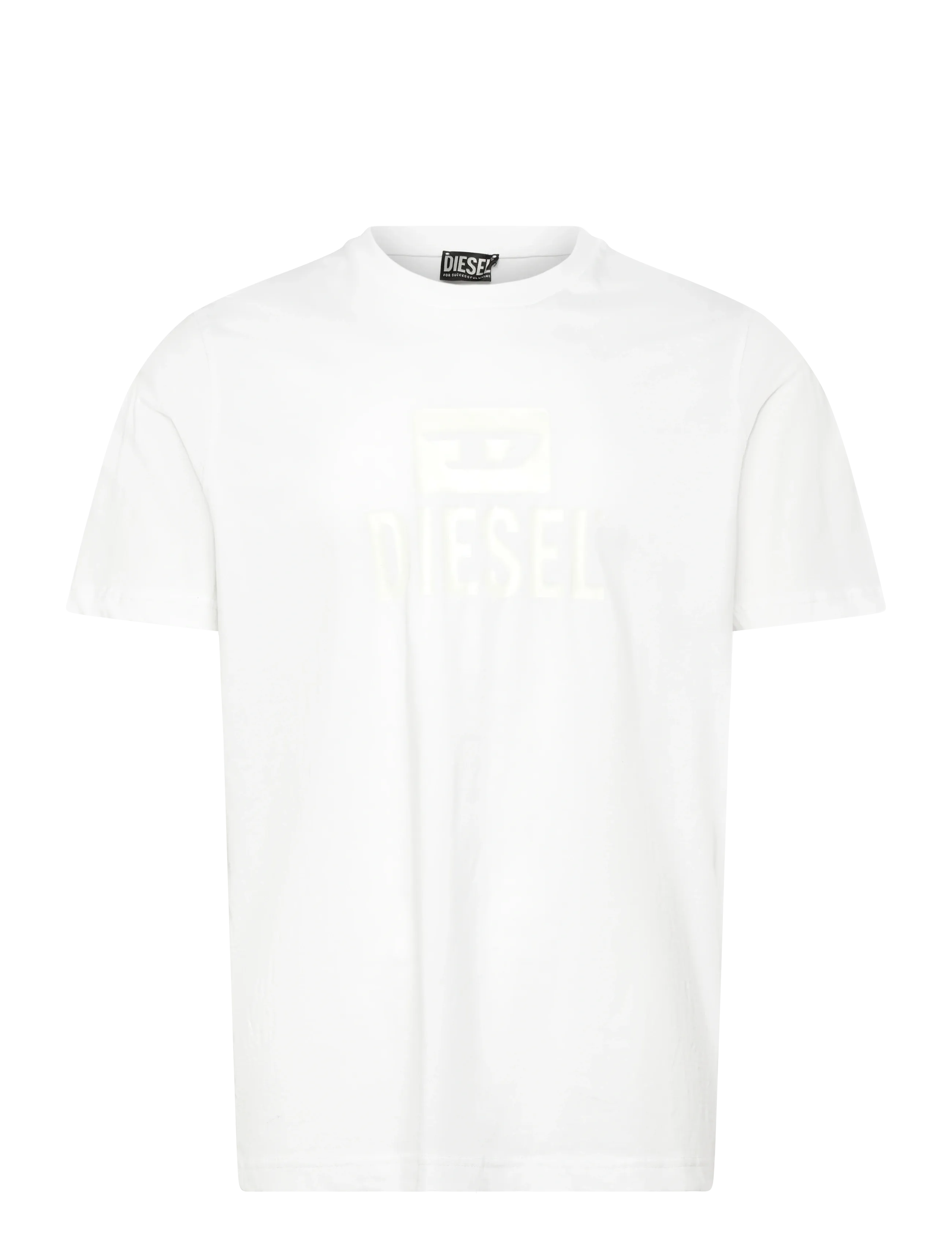 DIESEL T-Just Tone On Tone Maglietta Weiß - M - Herren