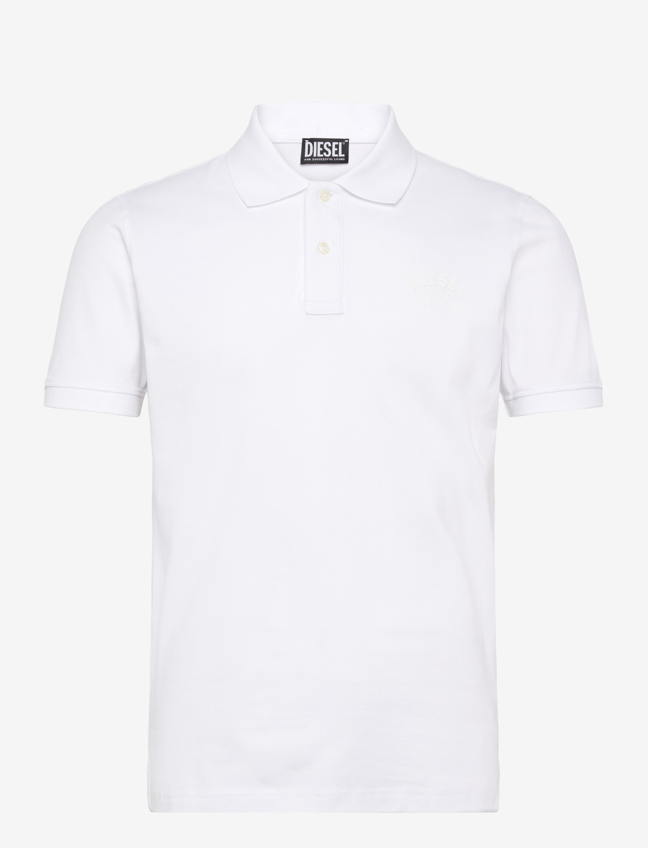 Diesel - T-SMITH 260105 OFF POLO - kortærmede poloer - bright white - 0